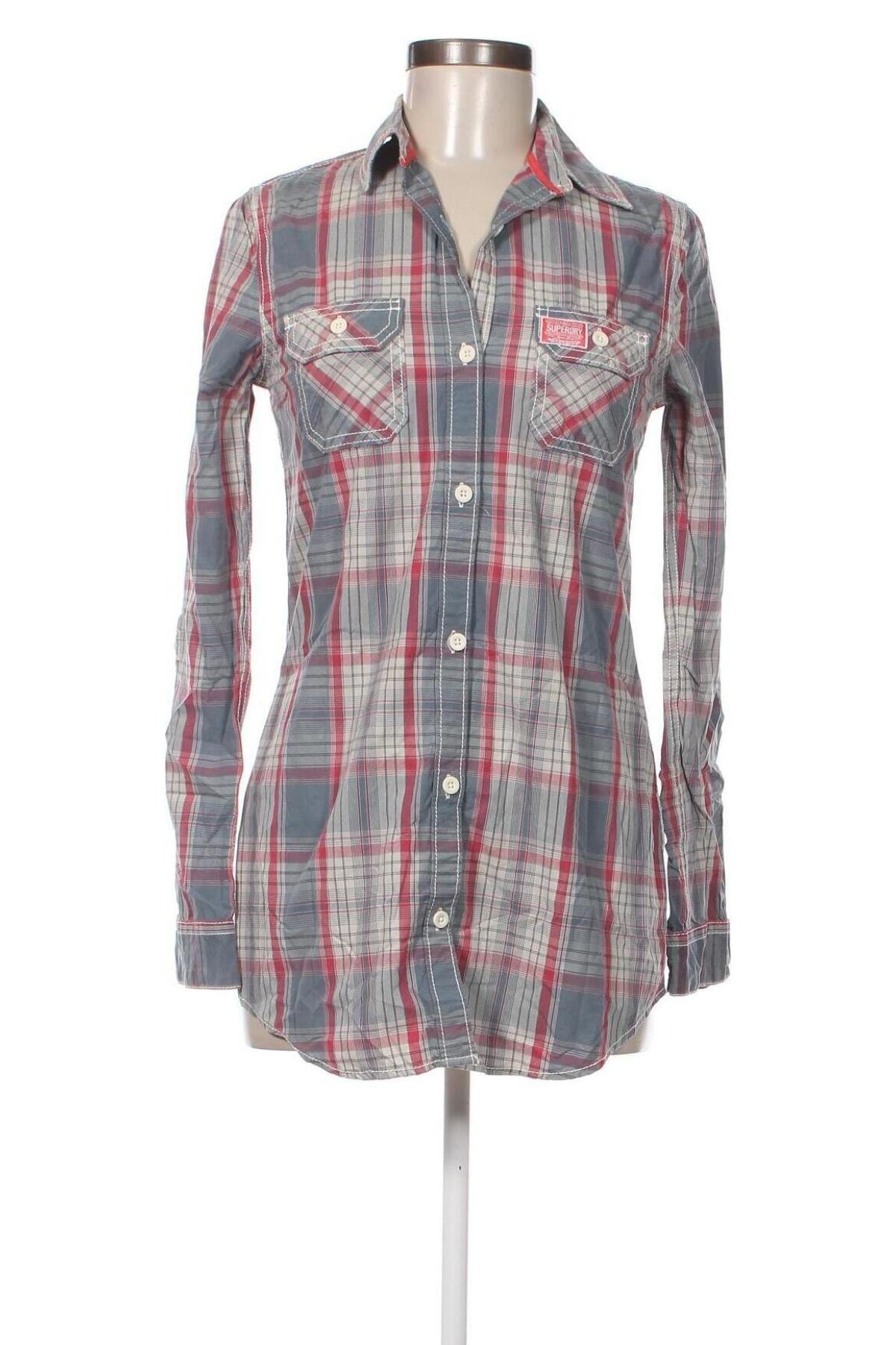 Γυναικείο πουκάμισο Superdry, Μέγεθος S, Χρώμα Πολύχρωμο, Τιμή 10,13 €