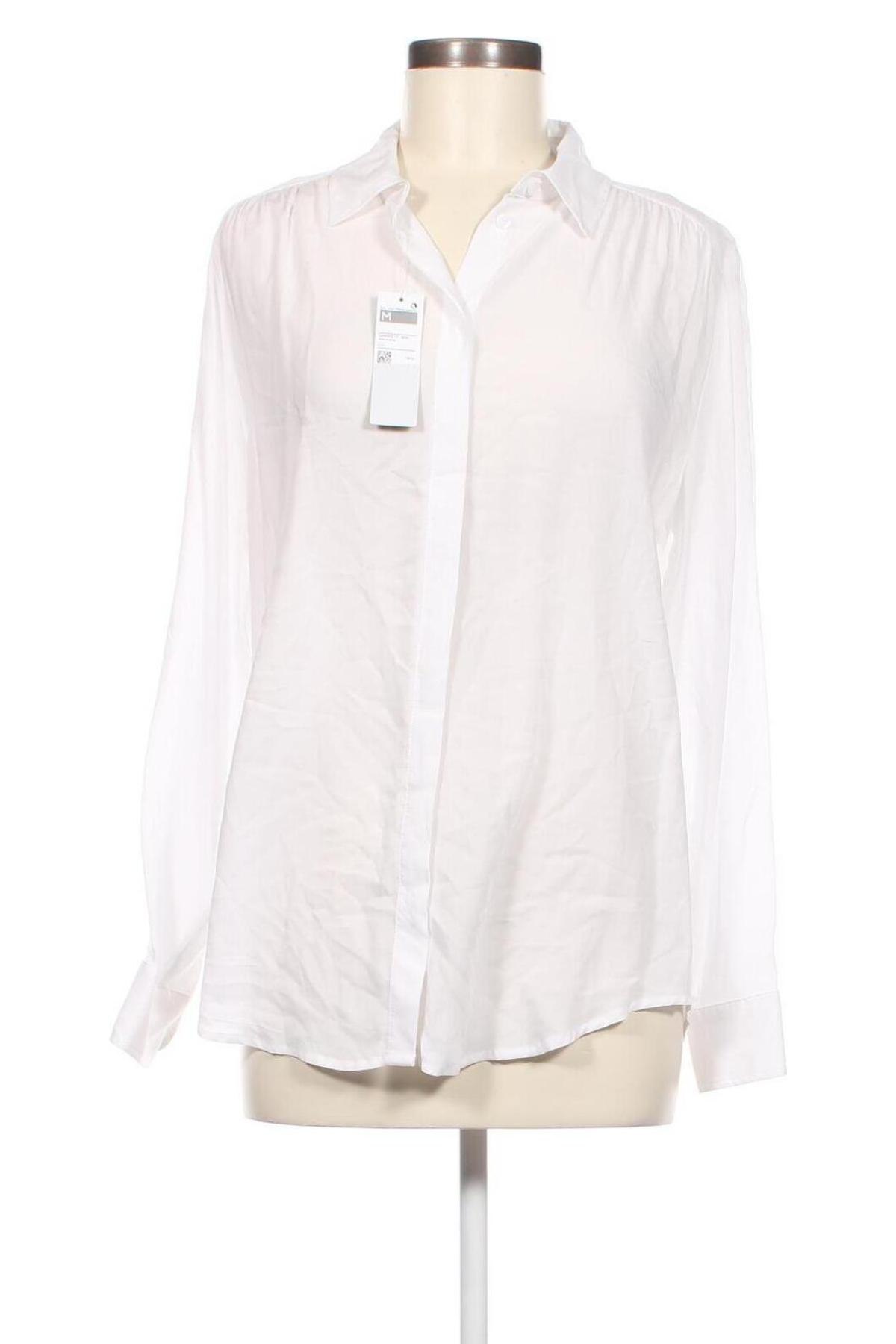 Γυναικείο πουκάμισο United Colors Of Benetton, Μέγεθος M, Χρώμα Λευκό, Τιμή 7,54 €