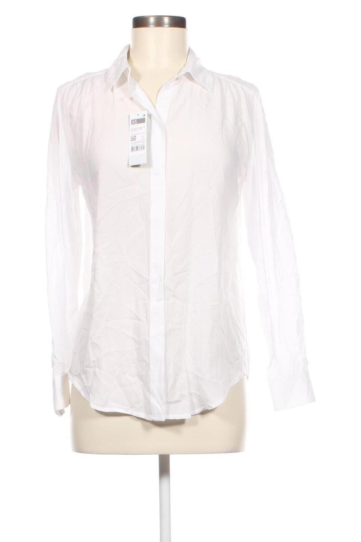 Γυναικείο πουκάμισο United Colors Of Benetton, Μέγεθος XS, Χρώμα Λευκό, Τιμή 7,54 €