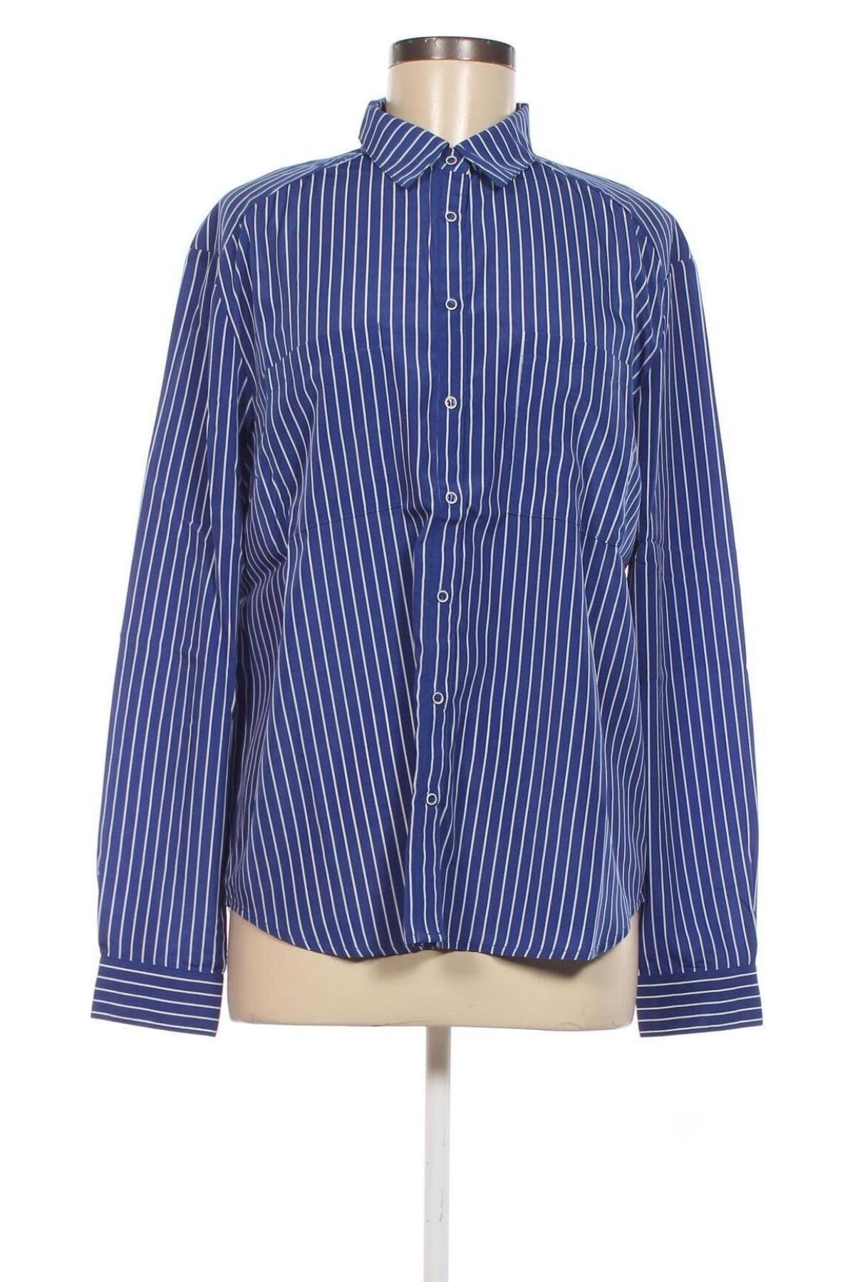 Γυναικείο πουκάμισο VILA, Μέγεθος L, Χρώμα Μπλέ, Τιμή 15,95 €