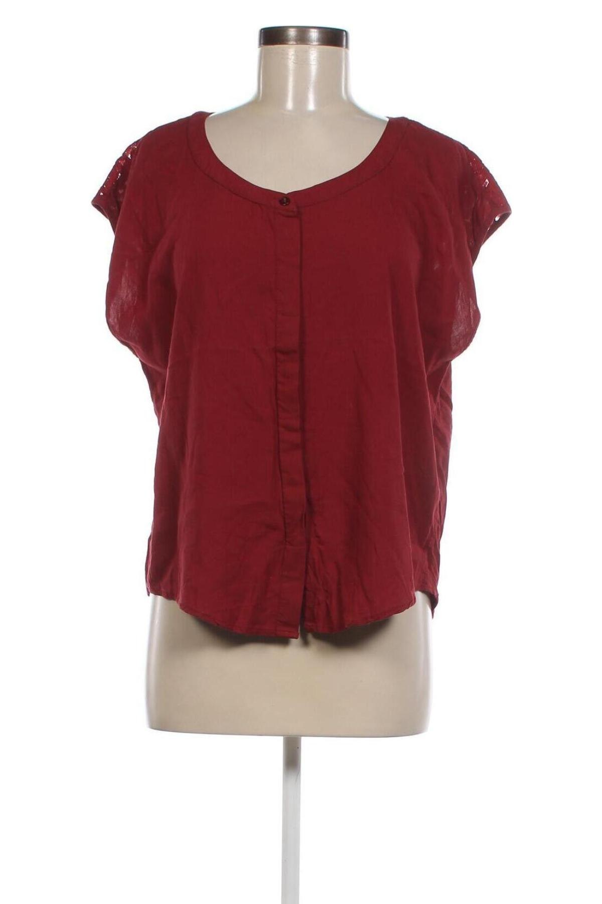 Дамска риза Vero Moda, Размер XL, Цвят Червен, Цена 19,99 лв.