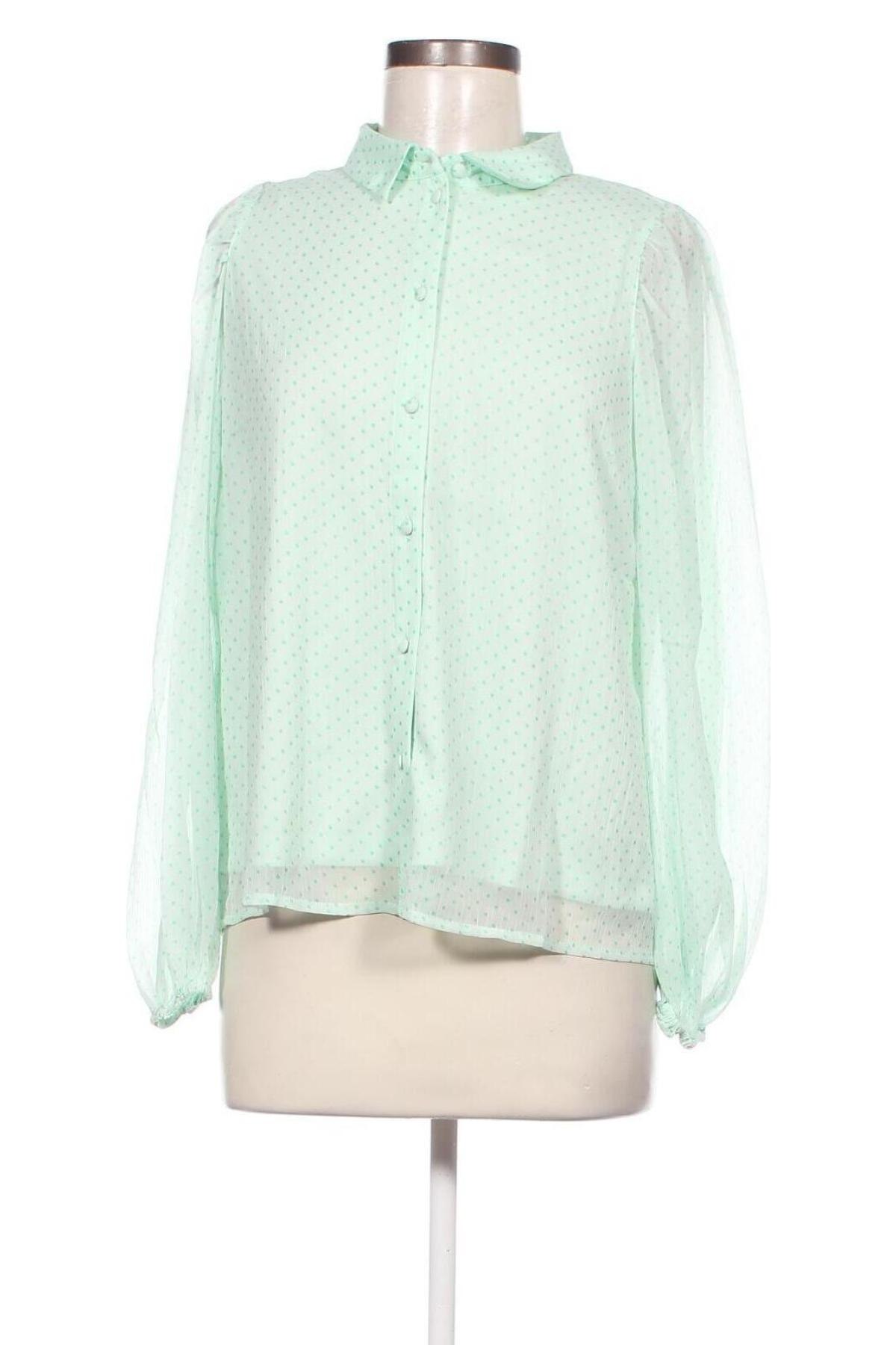 Γυναικείο πουκάμισο Vero Moda, Μέγεθος M, Χρώμα Πράσινο, Τιμή 7,35 €
