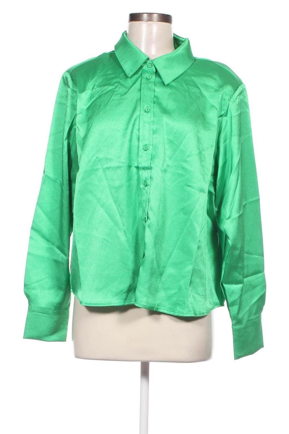 Γυναικείο πουκάμισο Vero Moda, Μέγεθος XXL, Χρώμα Πράσινο, Τιμή 7,35 €
