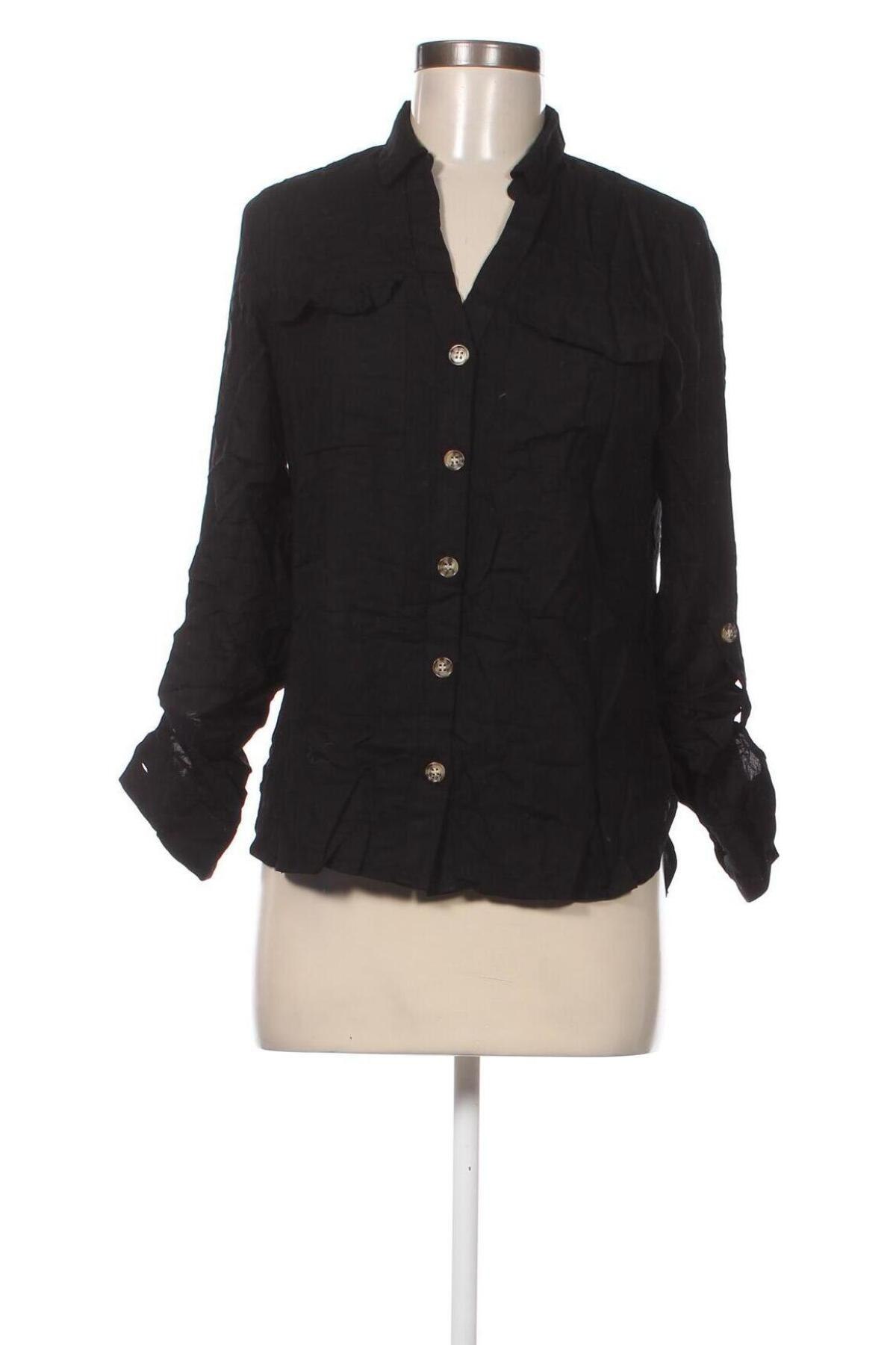 Γυναικείο πουκάμισο Vero Moda, Μέγεθος XS, Χρώμα Μαύρο, Τιμή 1,86 €