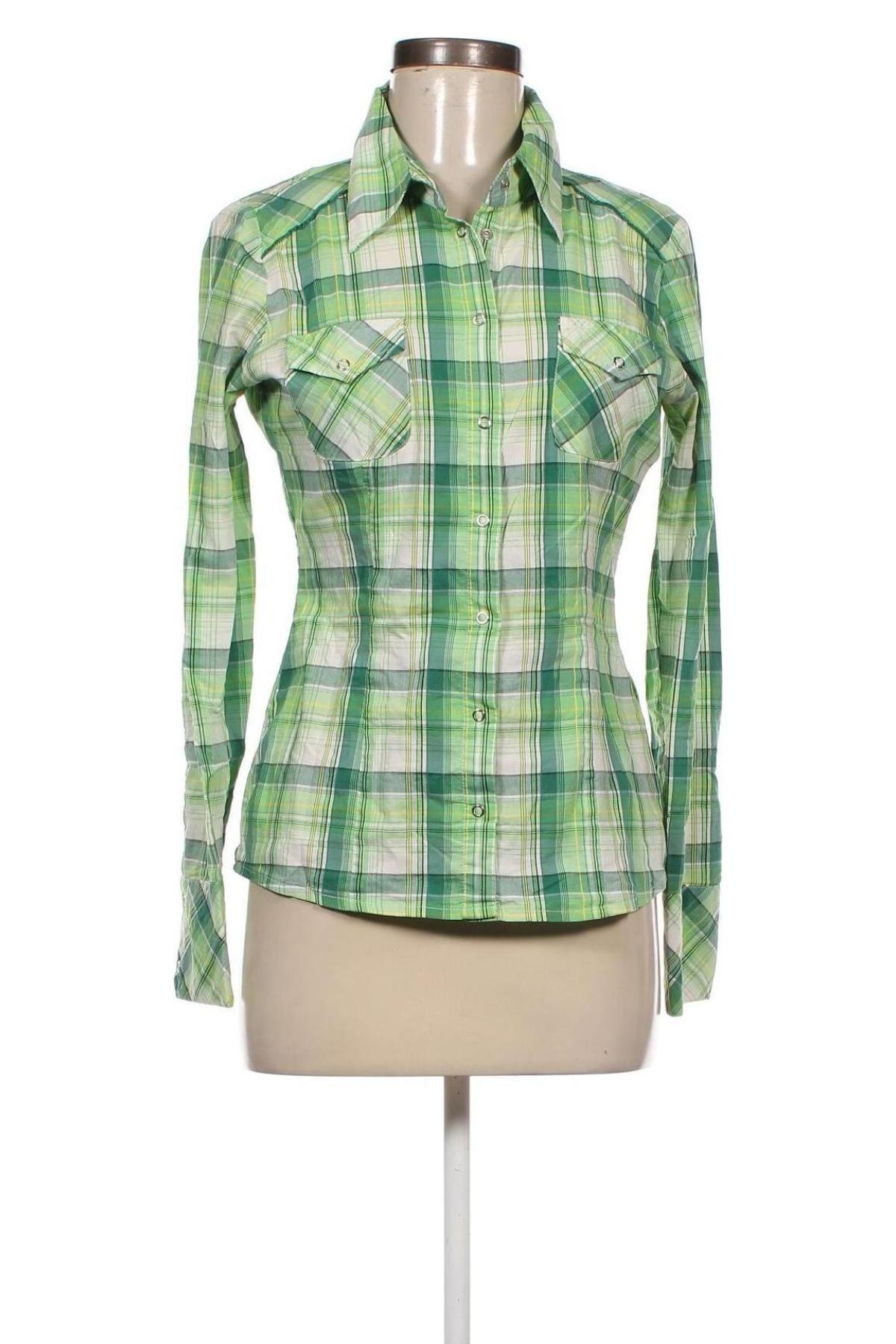 Дамска риза Vero Moda, Размер M, Цвят Зелен, Цена 20,00 лв.
