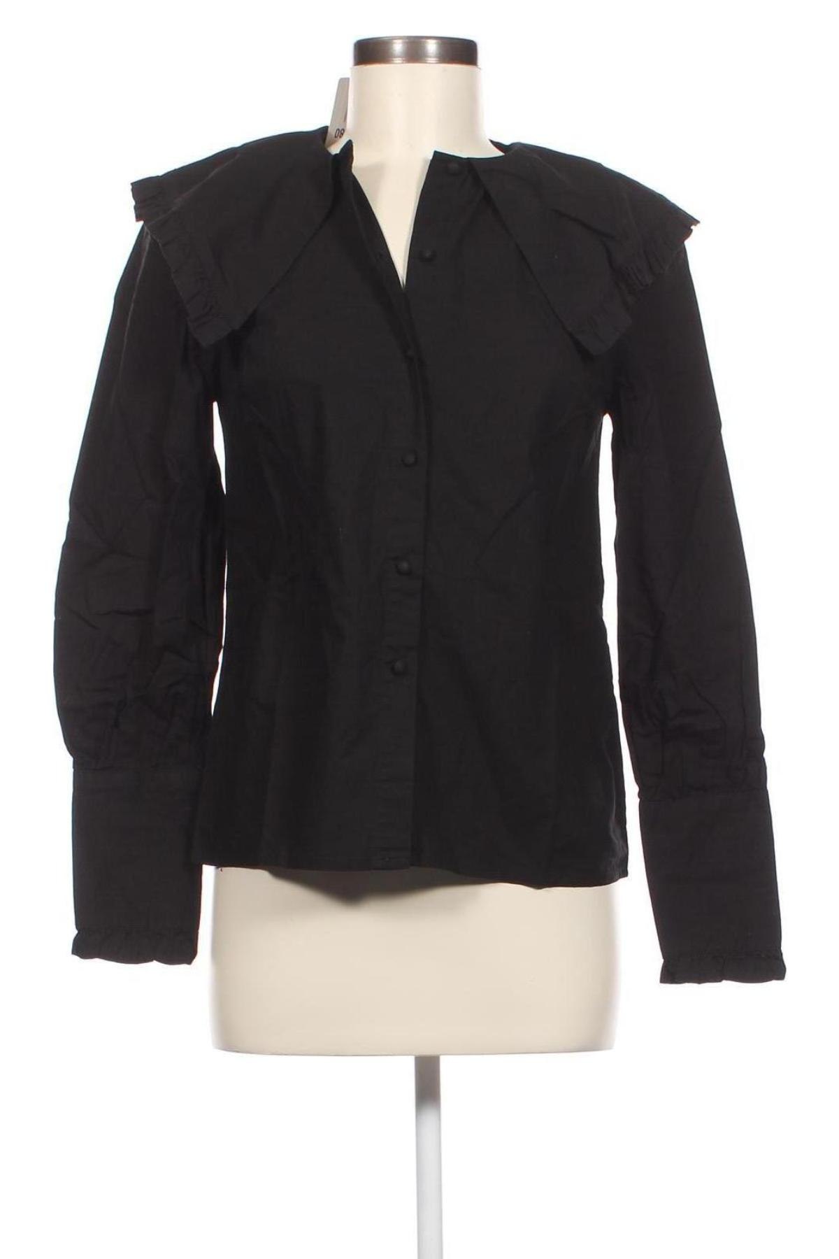 Γυναικείο πουκάμισο Y.A.S, Μέγεθος XS, Χρώμα Μαύρο, Τιμή 27,28 €