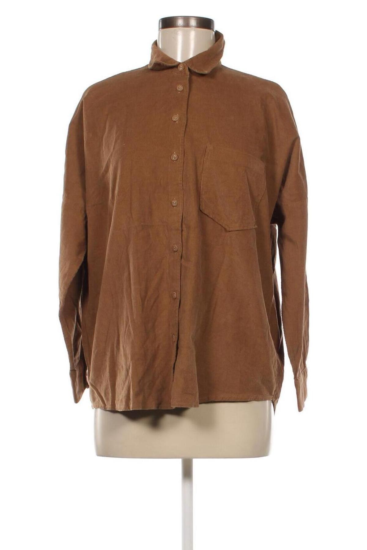 Γυναικείο πουκάμισο Zara, Μέγεθος M, Χρώμα  Μπέζ, Τιμή 6,50 €