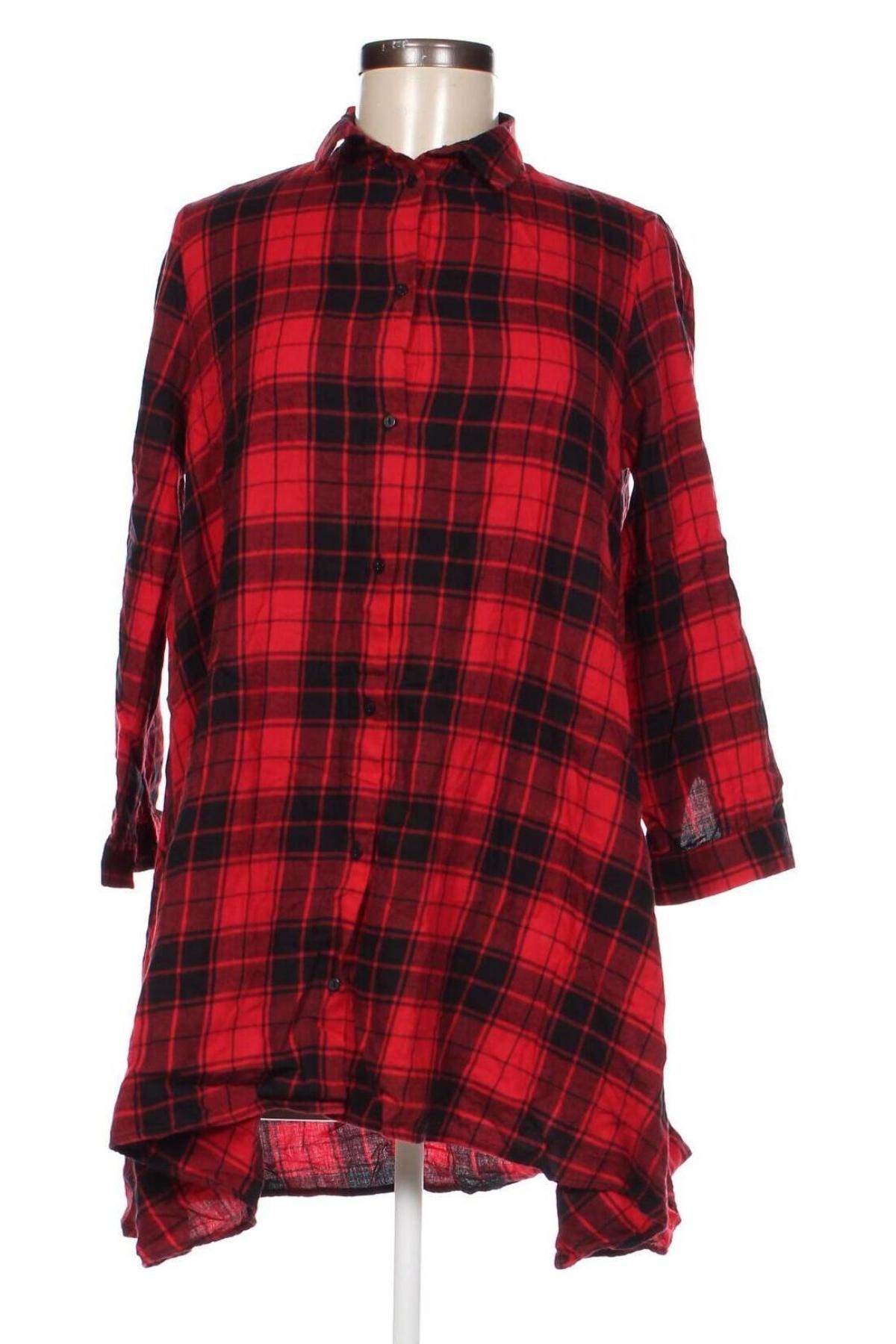 Γυναικείο πουκάμισο Zara, Μέγεθος XS, Χρώμα Κόκκινο, Τιμή 2,51 €