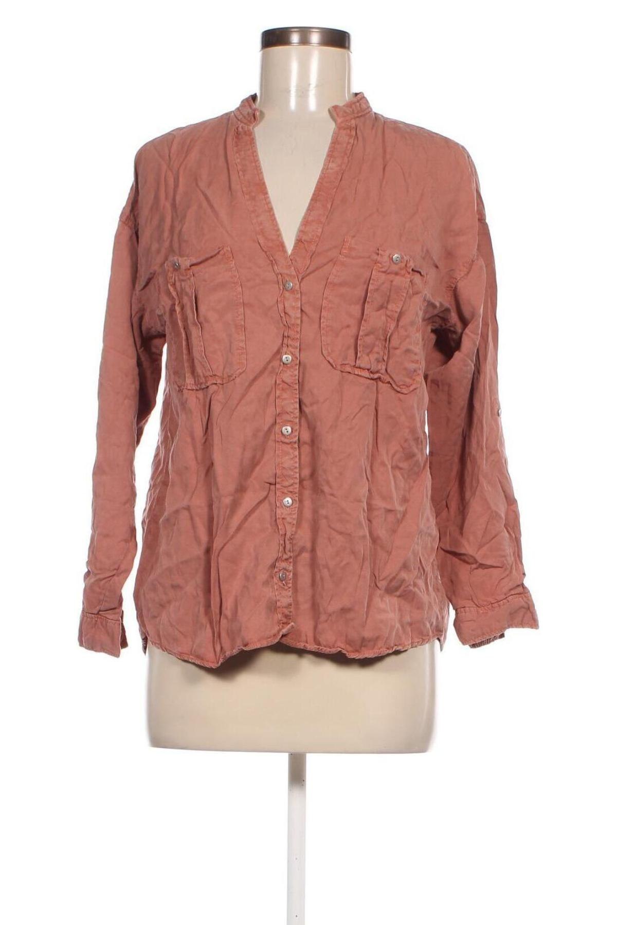 Γυναικείο πουκάμισο Zara, Μέγεθος S, Χρώμα Ρόζ , Τιμή 3,34 €
