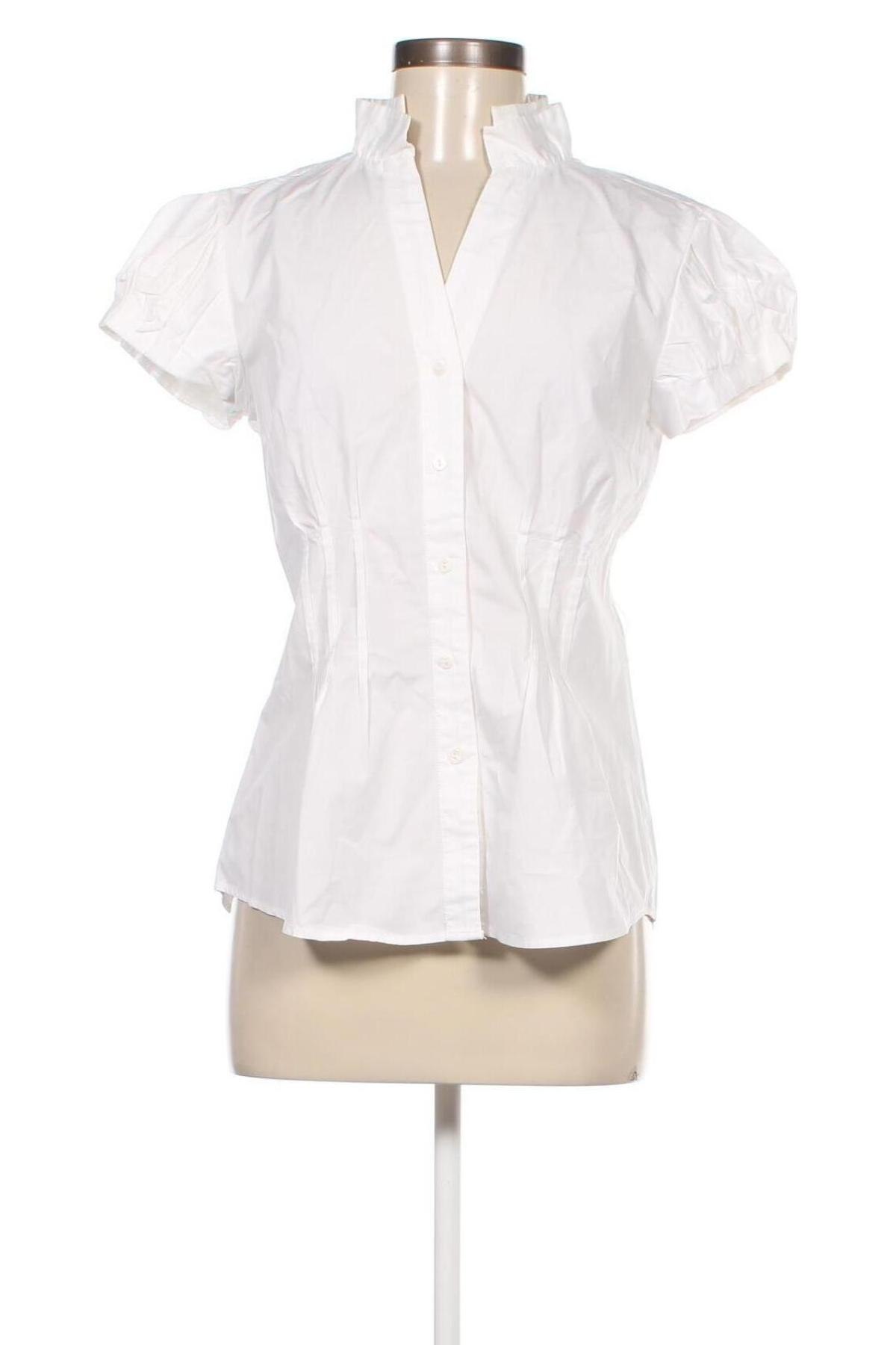 Дамска риза Zara, Размер M, Цвят Бял, Цена 27,02 лв.