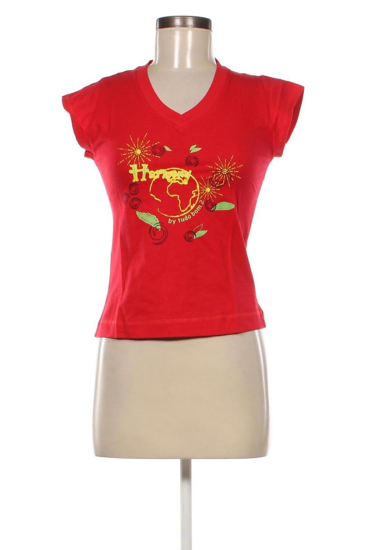 Damen T-Shirt, Größe S, Farbe Rot, Preis € 10,74