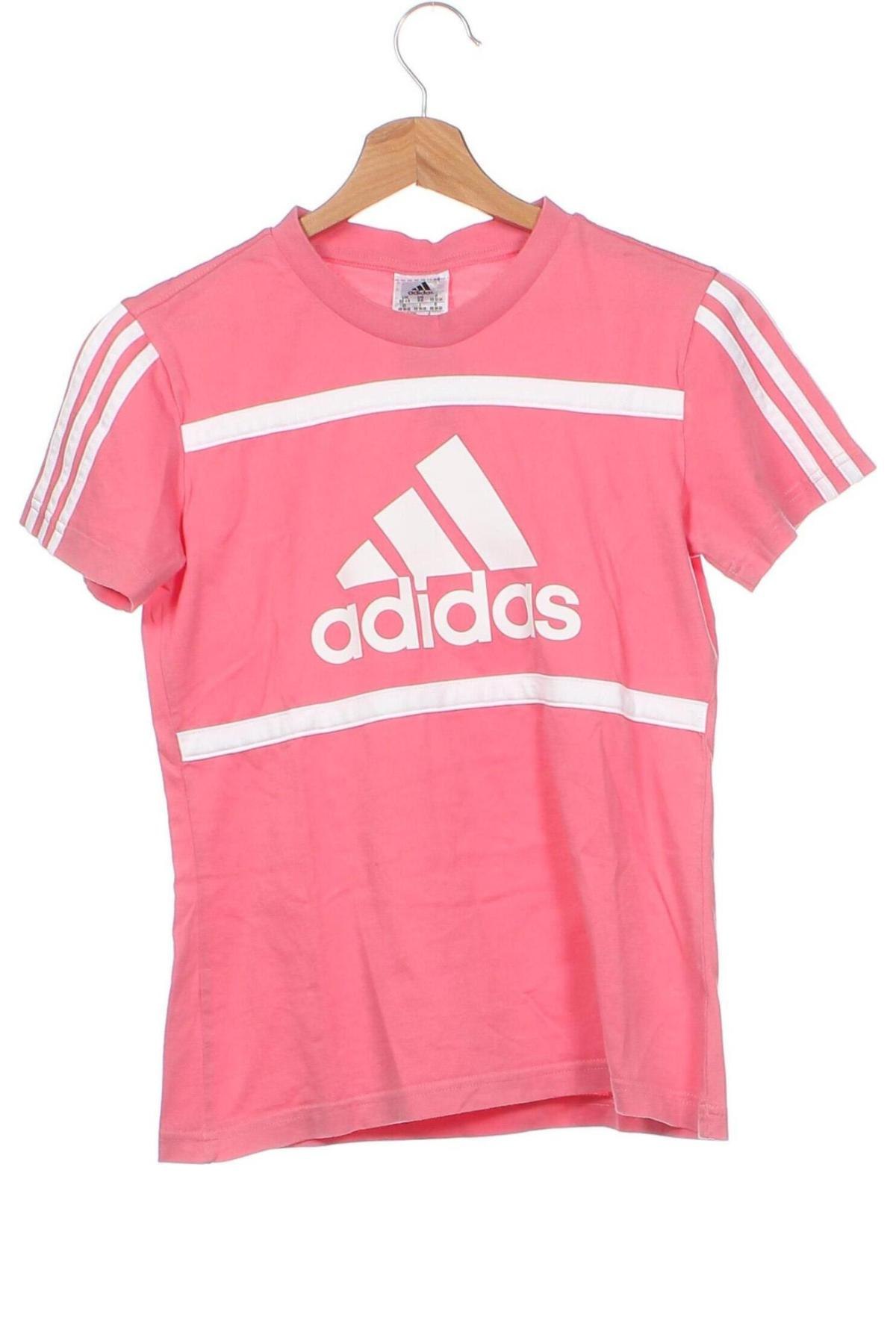 Γυναικείο t-shirt Adidas, Μέγεθος XS, Χρώμα Ρόζ , Τιμή 13,81 €
