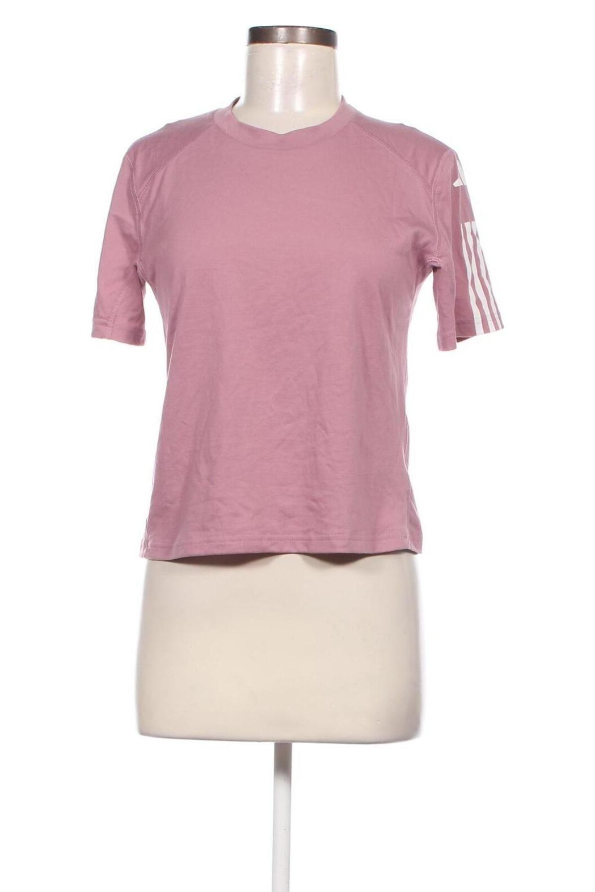 Damen T-Shirt Adidas, Größe L, Farbe Aschrosa, Preis € 26,53