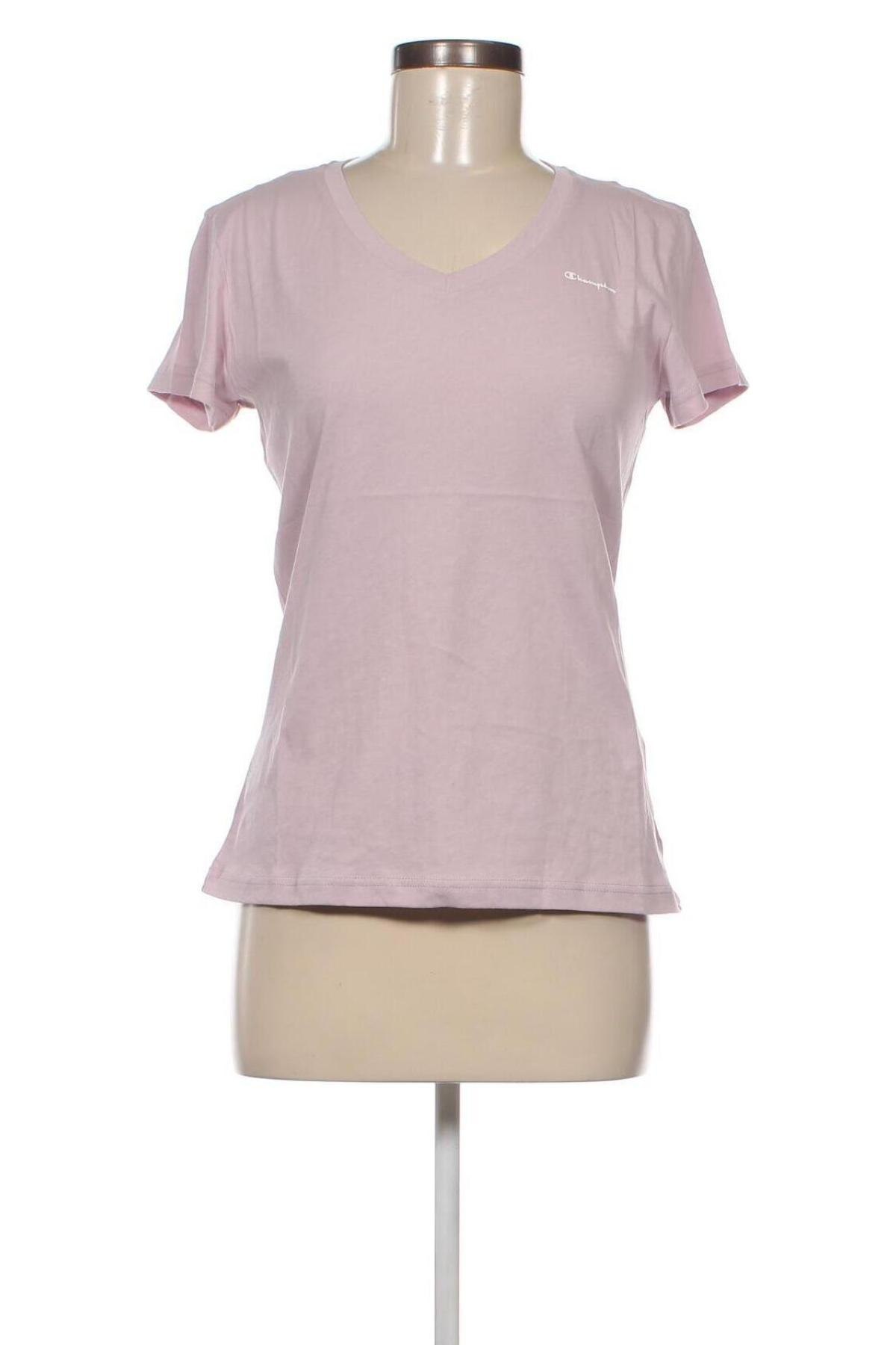 Γυναικείο t-shirt Champion, Μέγεθος M, Χρώμα Βιολετί, Τιμή 10,02 €
