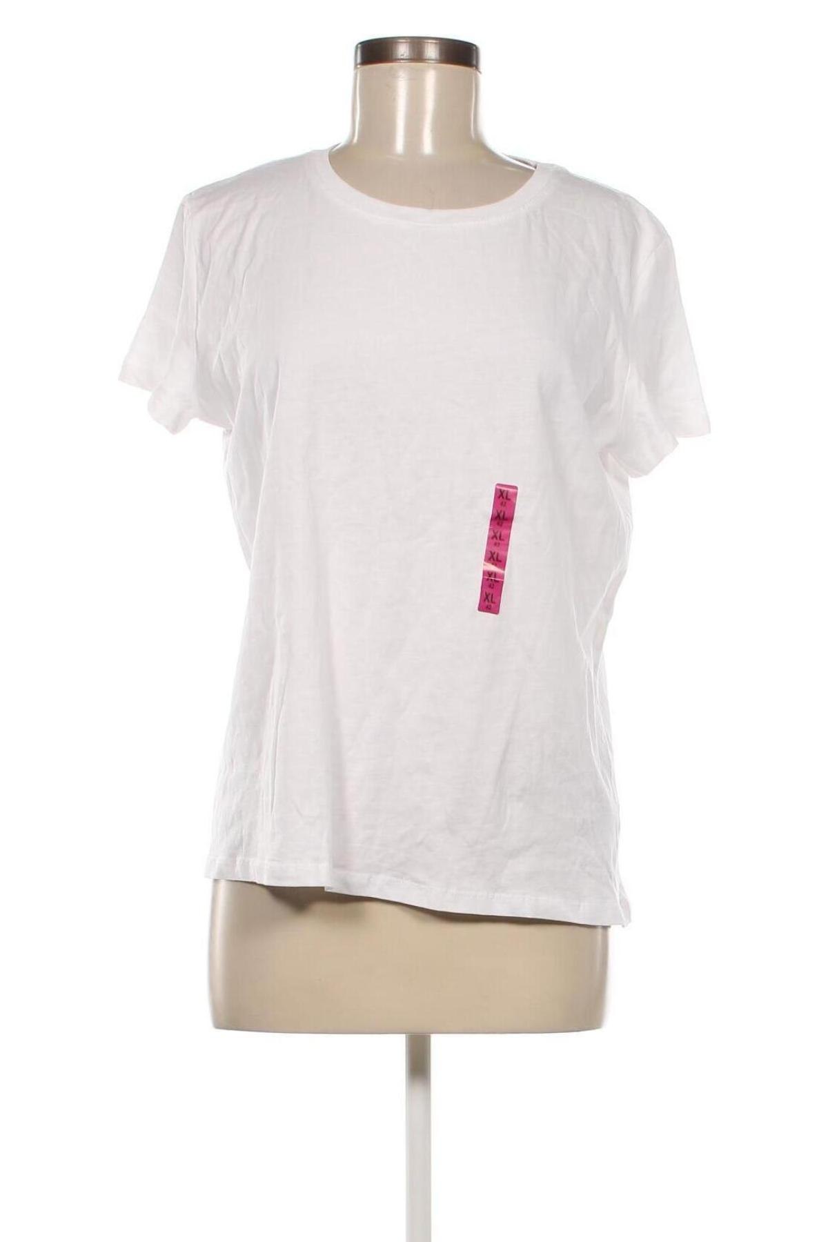 Дамска тениска Cropp, Размер XL, Цвят Бял, Цена 20,52 лв.