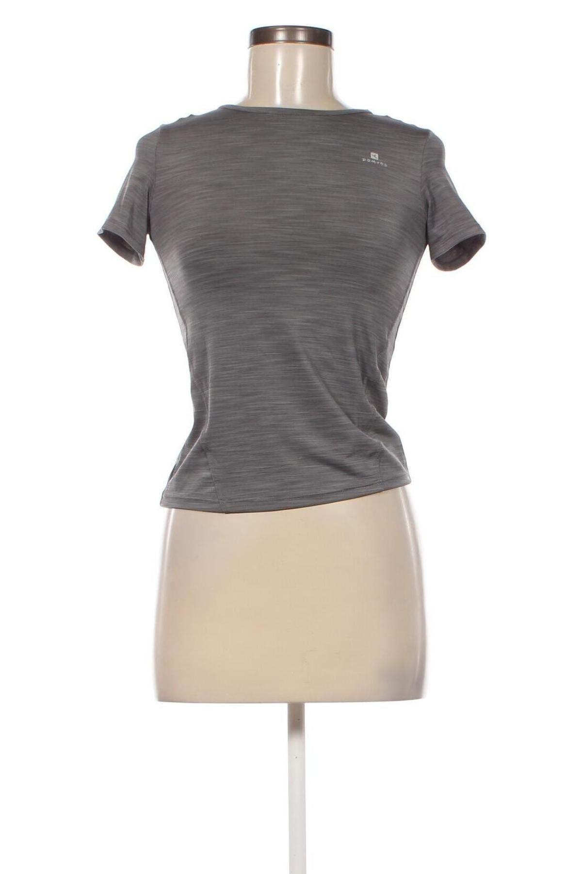 Damen T-Shirt Domyos, Größe S, Farbe Grau, Preis € 9,05