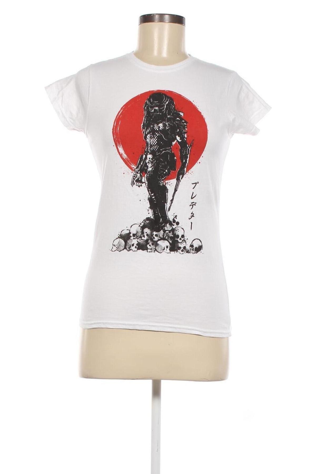 Γυναικείο t-shirt Gildan, Μέγεθος M, Χρώμα Λευκό, Τιμή 6,65 €