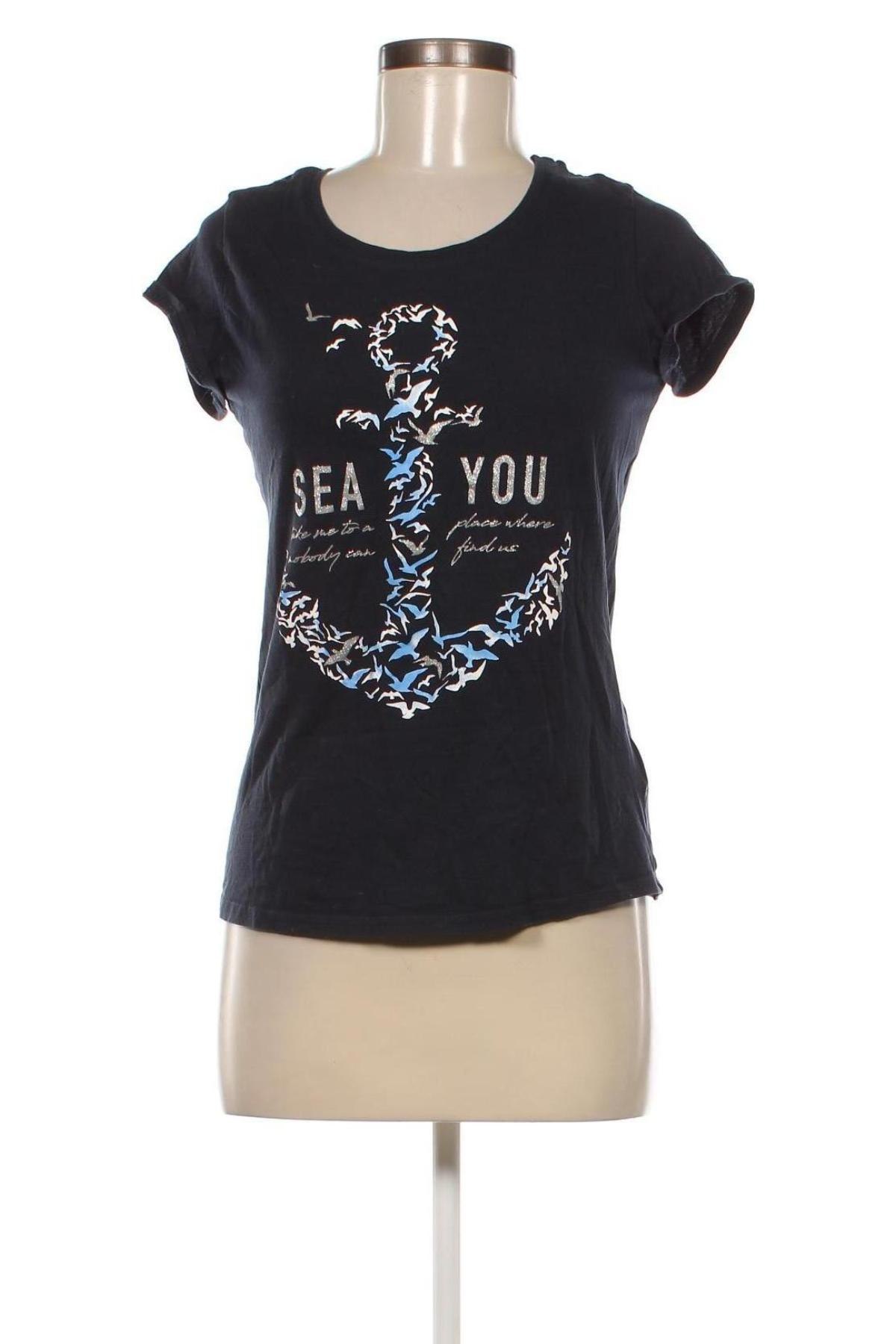 Damen T-Shirt Jean Pascale, Größe S, Farbe Blau, Preis 7,00 €