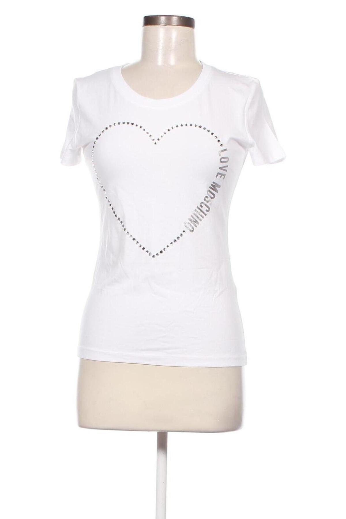 Női póló Love Moschino, Méret S, Szín Fehér, Ár 26 850 Ft