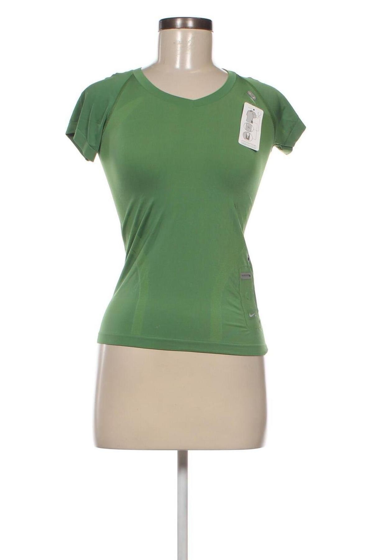 Damen T-Shirt Nike, Größe M, Farbe Grün, Preis 15,98 €