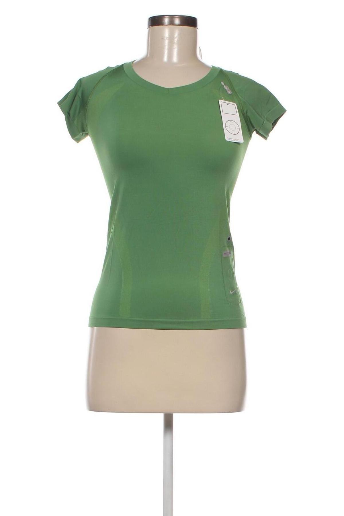 Γυναικείο t-shirt Nike, Μέγεθος M, Χρώμα Πράσινο, Τιμή 16,30 €