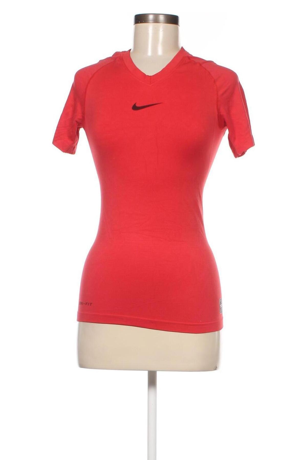 Γυναικείο t-shirt Nike, Μέγεθος M, Χρώμα Κόκκινο, Τιμή 14,20 €