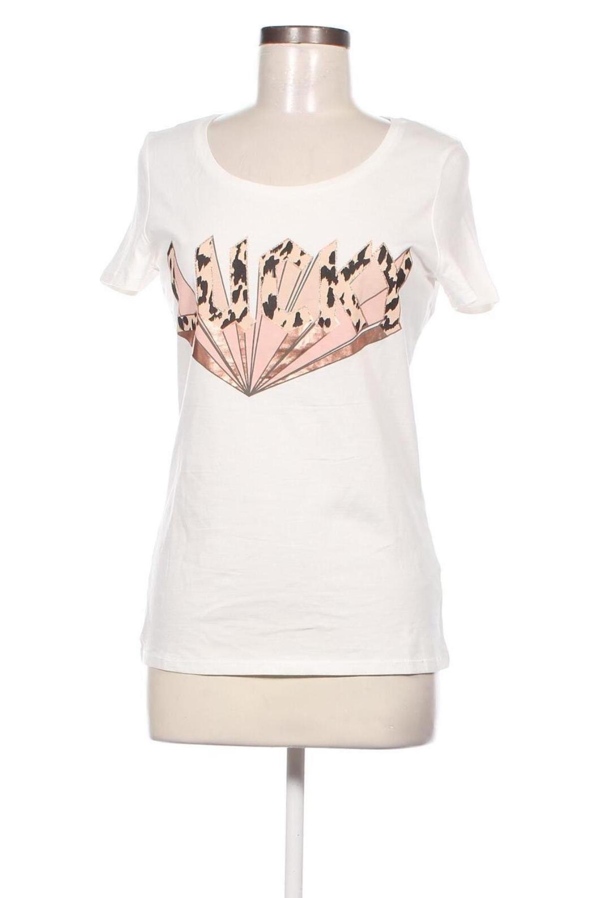 Γυναικείο t-shirt Oui, Μέγεθος S, Χρώμα Λευκό, Τιμή 15,98 €