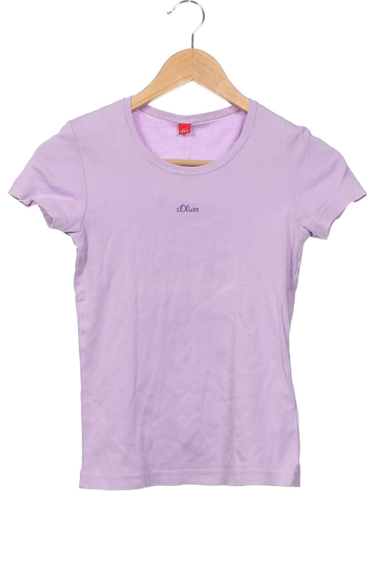 Дамска тениска S.Oliver, Размер XS, Цвят Лилав, Цена 15,64 лв.