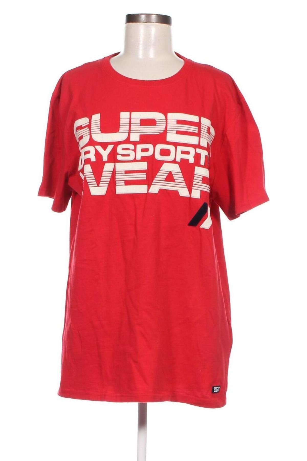 Γυναικείο t-shirt Superdry, Μέγεθος XXL, Χρώμα Κόκκινο, Τιμή 15,87 €