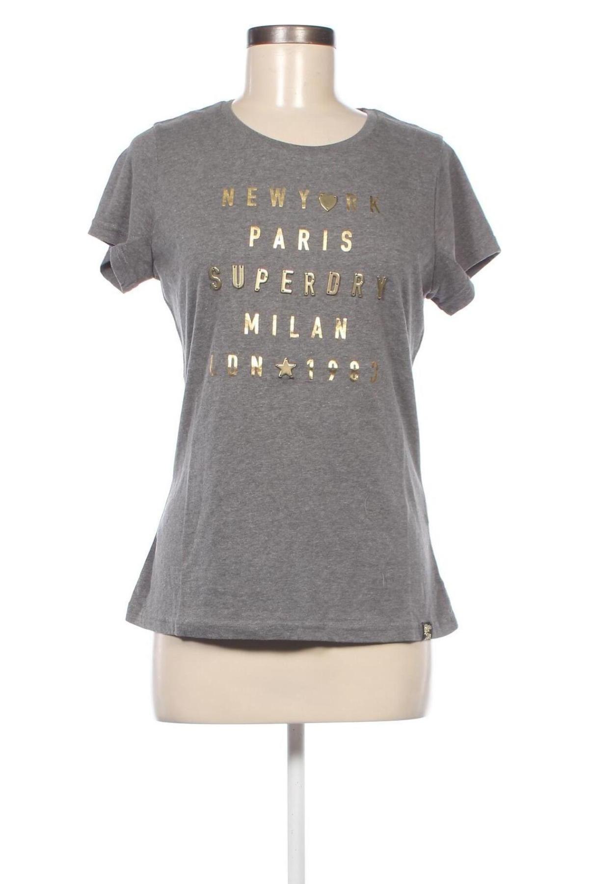 Tricou de femei Superdry, Mărime L, Culoare Gri, Preț 131,58 Lei