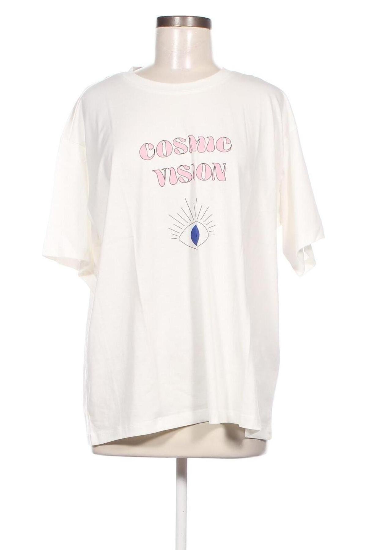 Γυναικείο t-shirt Vero Moda, Μέγεθος XL, Χρώμα Λευκό, Τιμή 15,98 €