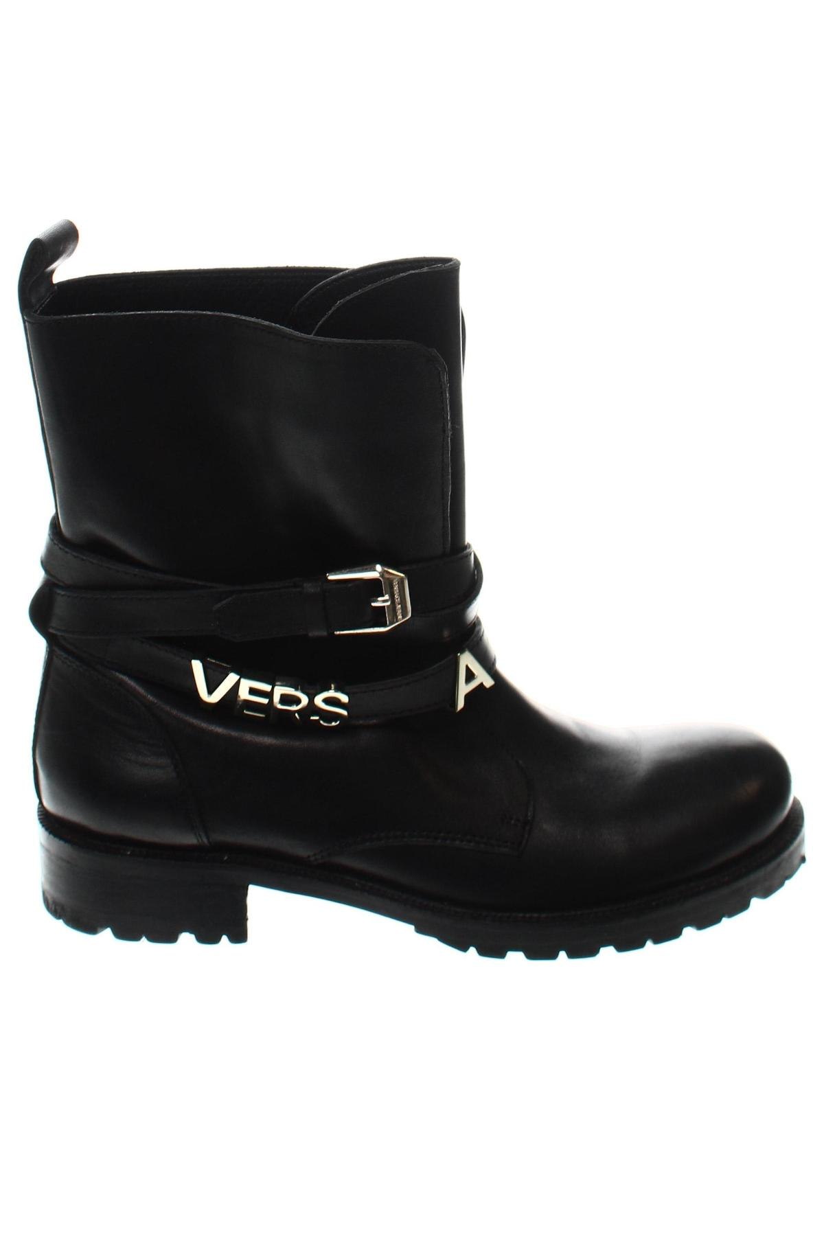 Botine de damă Versace Jeans, Mărime 37, Culoare Negru, Preț 612,24 Lei