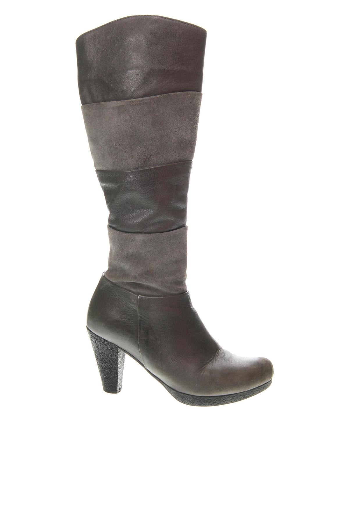 Γυναικείες μπότες, Μέγεθος 38, Χρώμα Γκρί, Τιμή 15,56 €