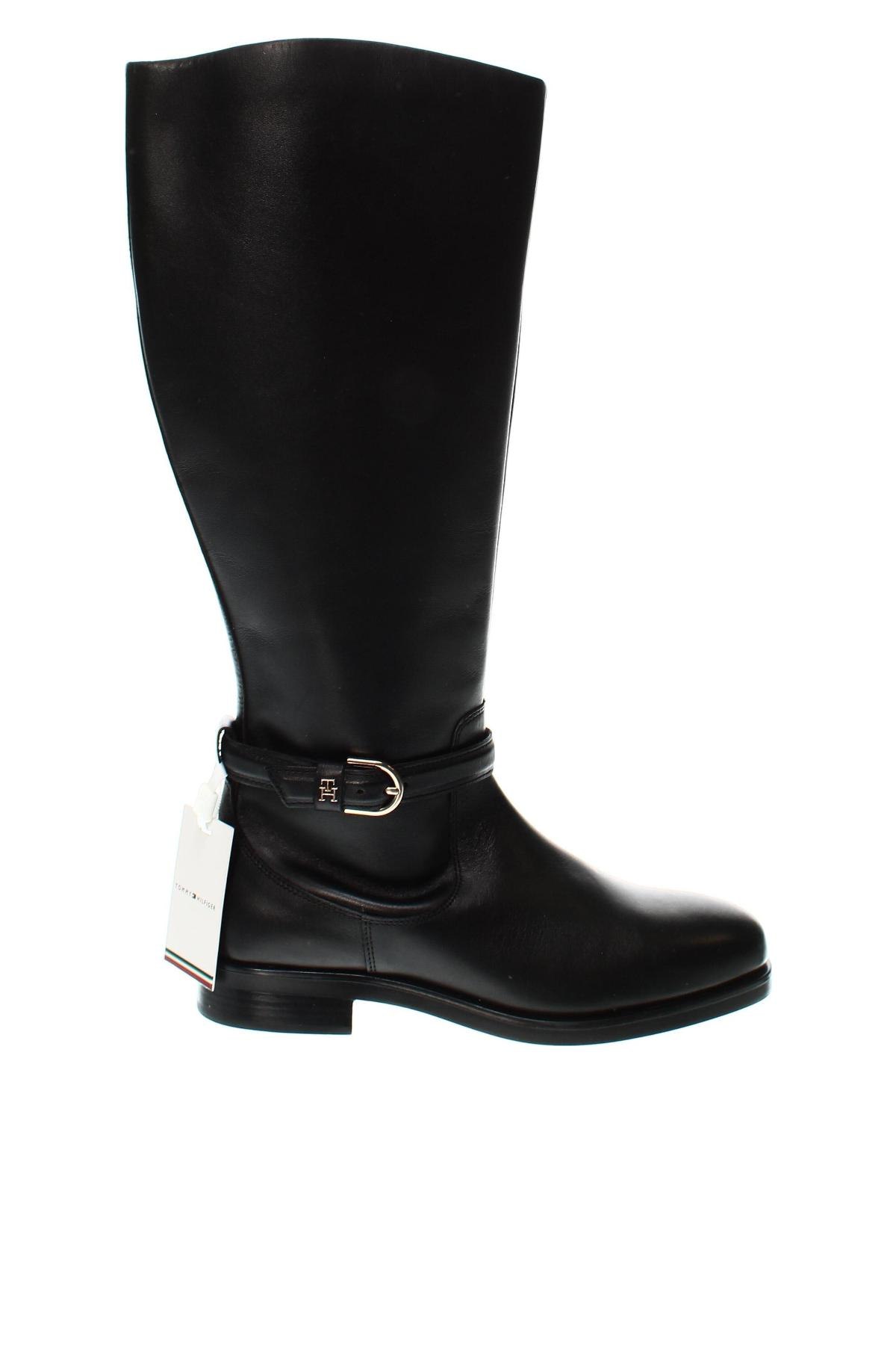 Γυναικείες μπότες Tommy Hilfiger, Μέγεθος 39, Χρώμα Μαύρο, Τιμή 217,53 €