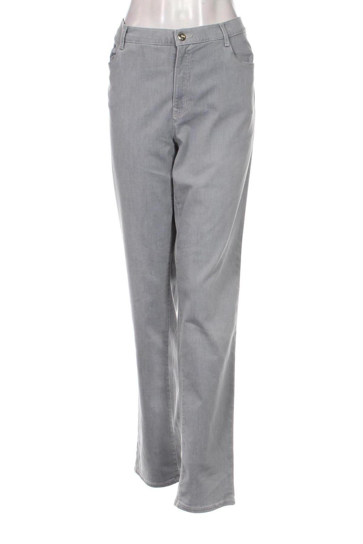 Damskie jeansy Brax, Rozmiar XL, Kolor Szary, Cena 119,20 zł