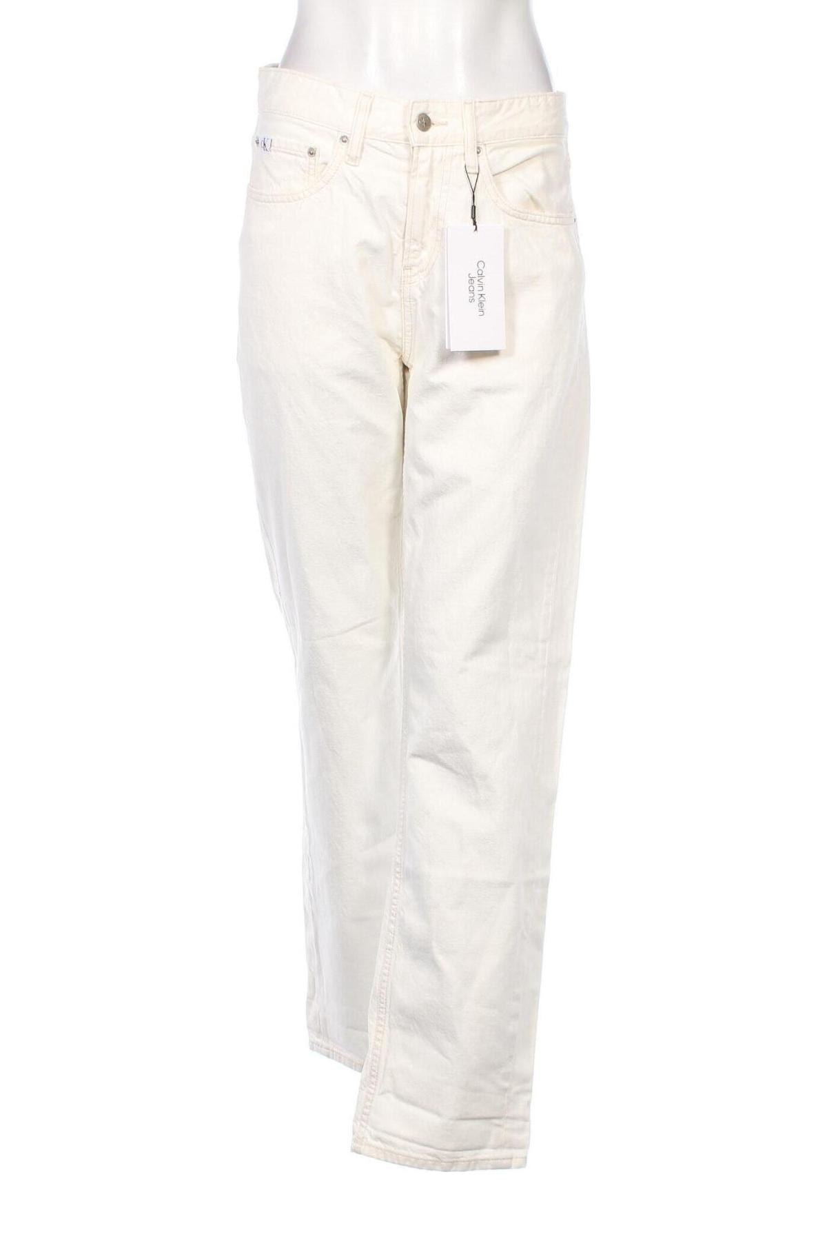 Dámske džínsy  Calvin Klein Jeans, Veľkosť M, Farba Biela, Cena  80,41 €