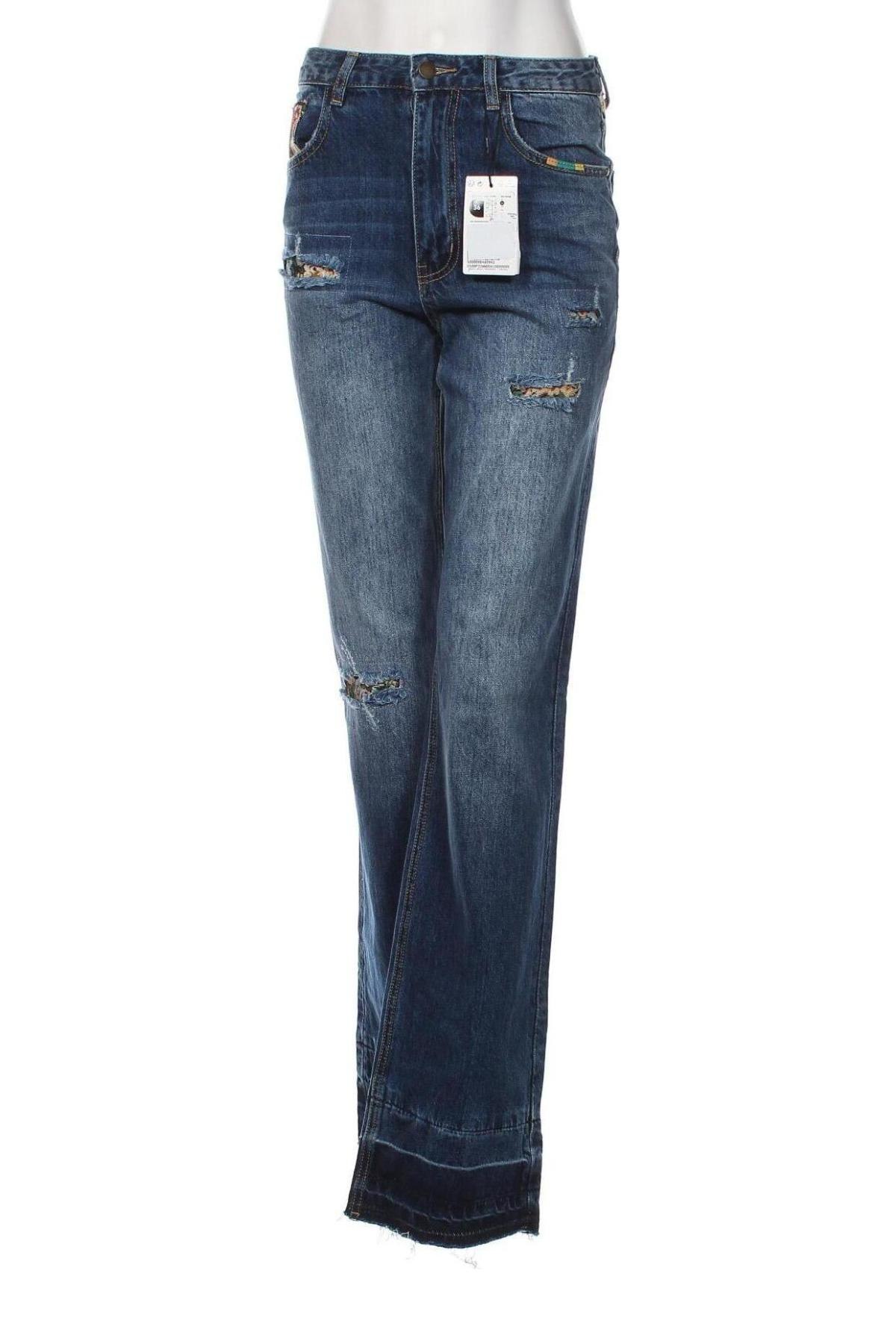 Dámske džínsy  Desigual, Veľkosť S, Farba Modrá, Cena  53,20 €