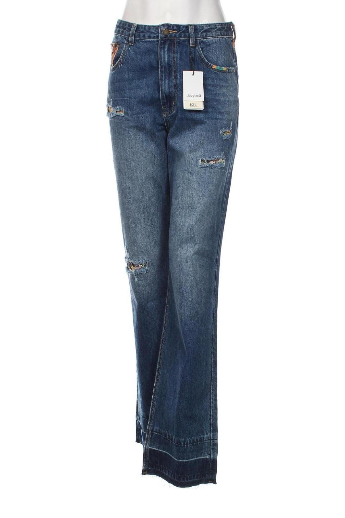 Dámské džíny  Desigual, Velikost M, Barva Modrá, Cena  1 496,00 Kč