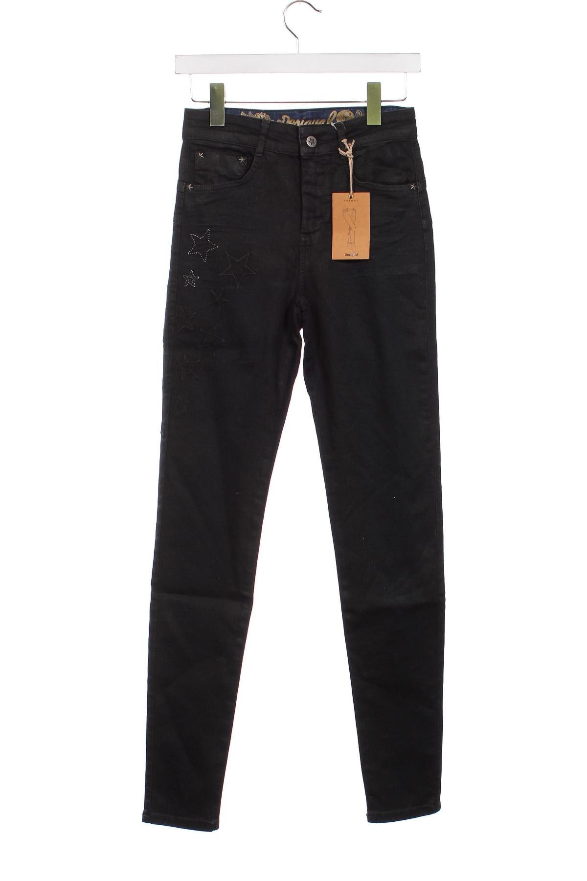 Dámske džínsy  Desigual, Veľkosť S, Farba Čierna, Cena  47,88 €