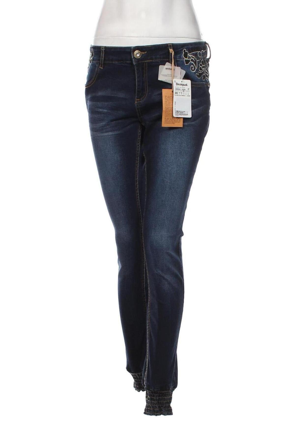 Dámske džínsy  Desigual, Veľkosť XL, Farba Modrá, Cena  47,88 €