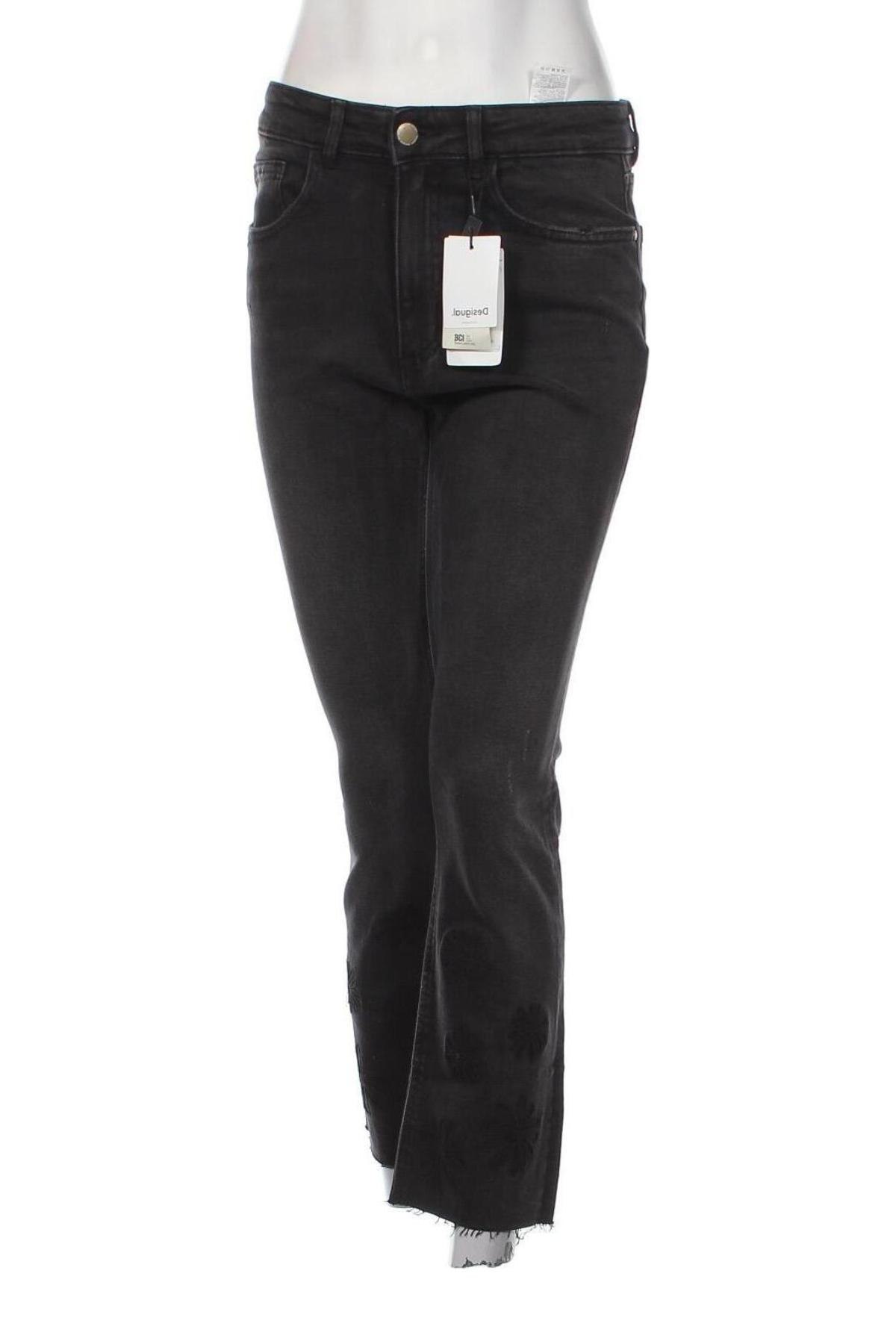 Γυναικείο Τζίν Desigual, Μέγεθος M, Χρώμα Μαύρο, Τιμή 47,88 €