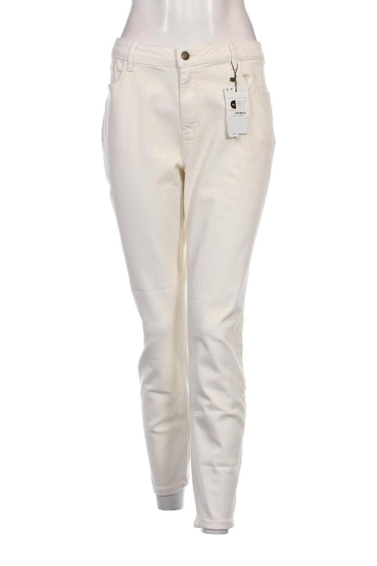 Damen Jeans Desigual, Größe XL, Farbe Ecru, Preis 47,88 €