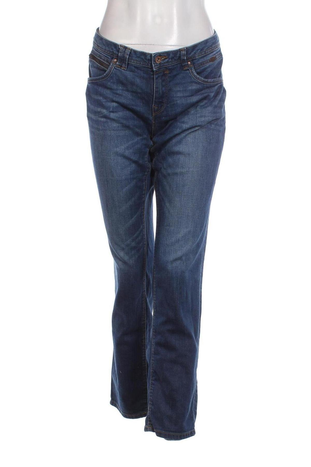 Damskie jeansy Edc By Esprit, Rozmiar XL, Kolor Niebieski, Cena 48,48 zł