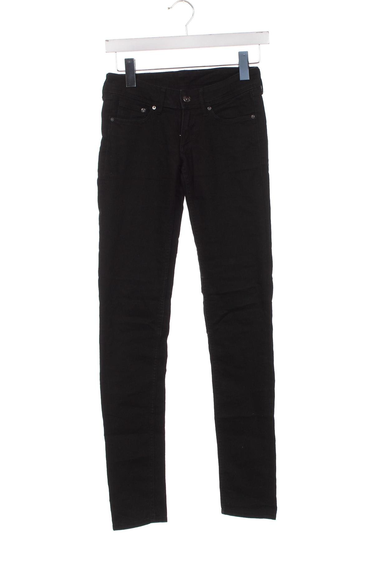 Γυναικείο Τζίν H&M, Μέγεθος XXS, Χρώμα Μαύρο, Τιμή 8,79 €