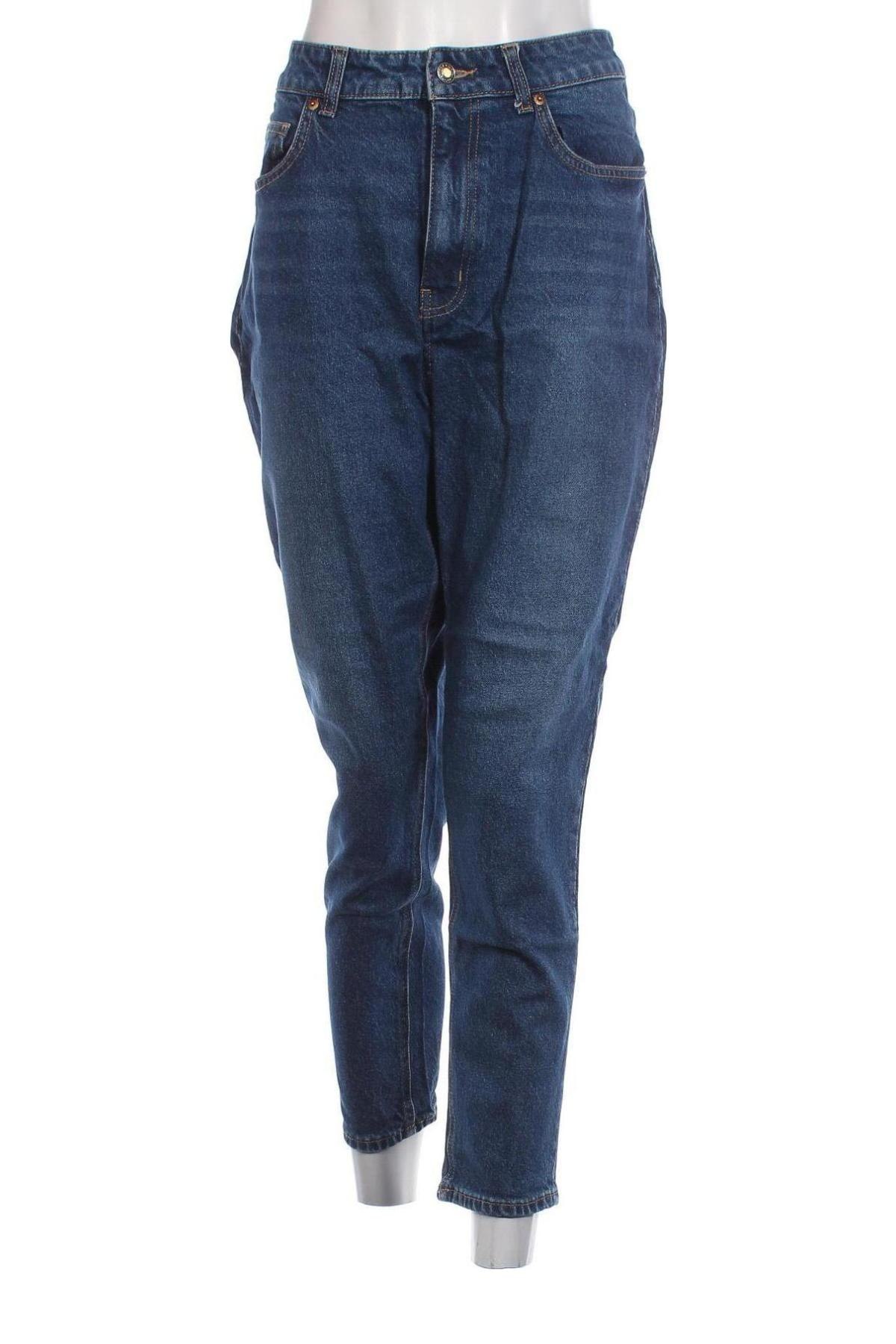 Damskie jeansy H&M, Rozmiar XL, Kolor Niebieski, Cena 92,76 zł