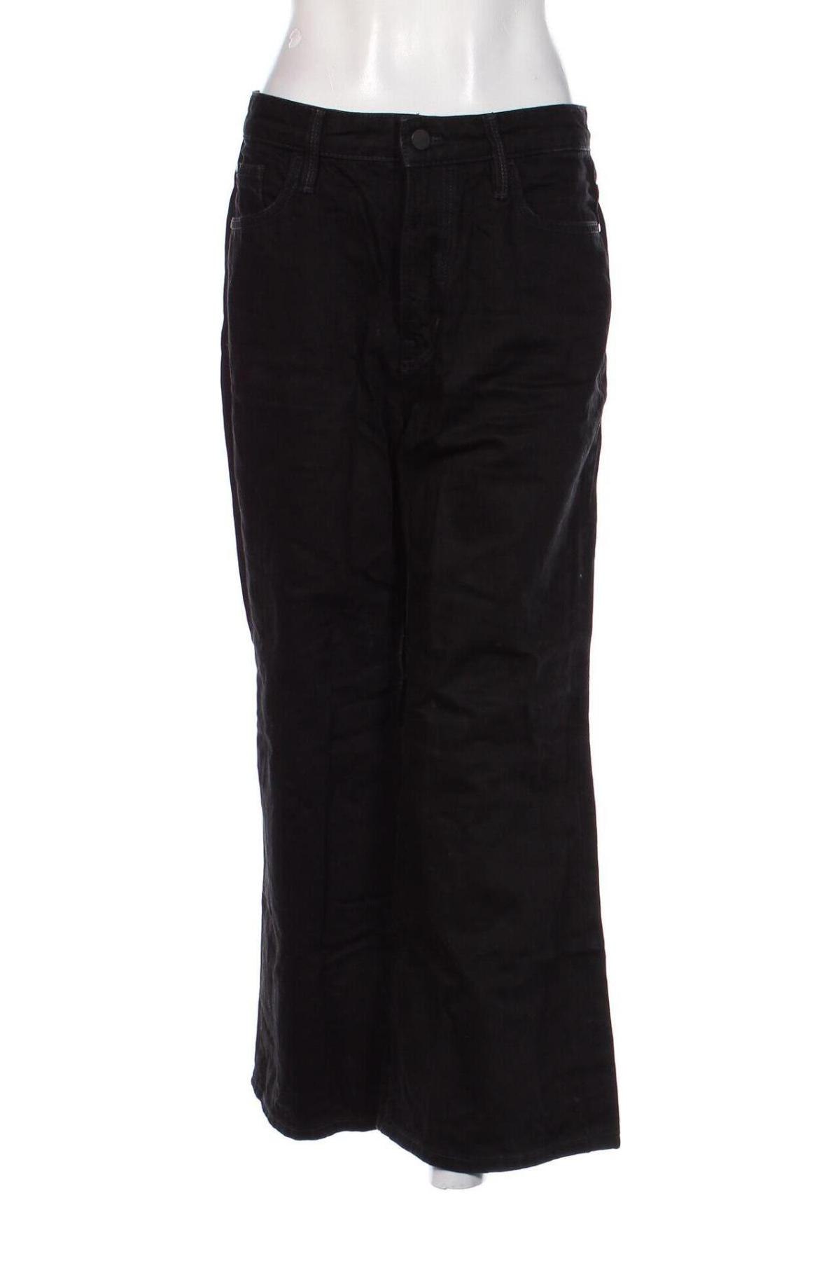 Дамски дънки Massimo Dutti, Размер L, Цвят Черен, Цена 54,75 лв.