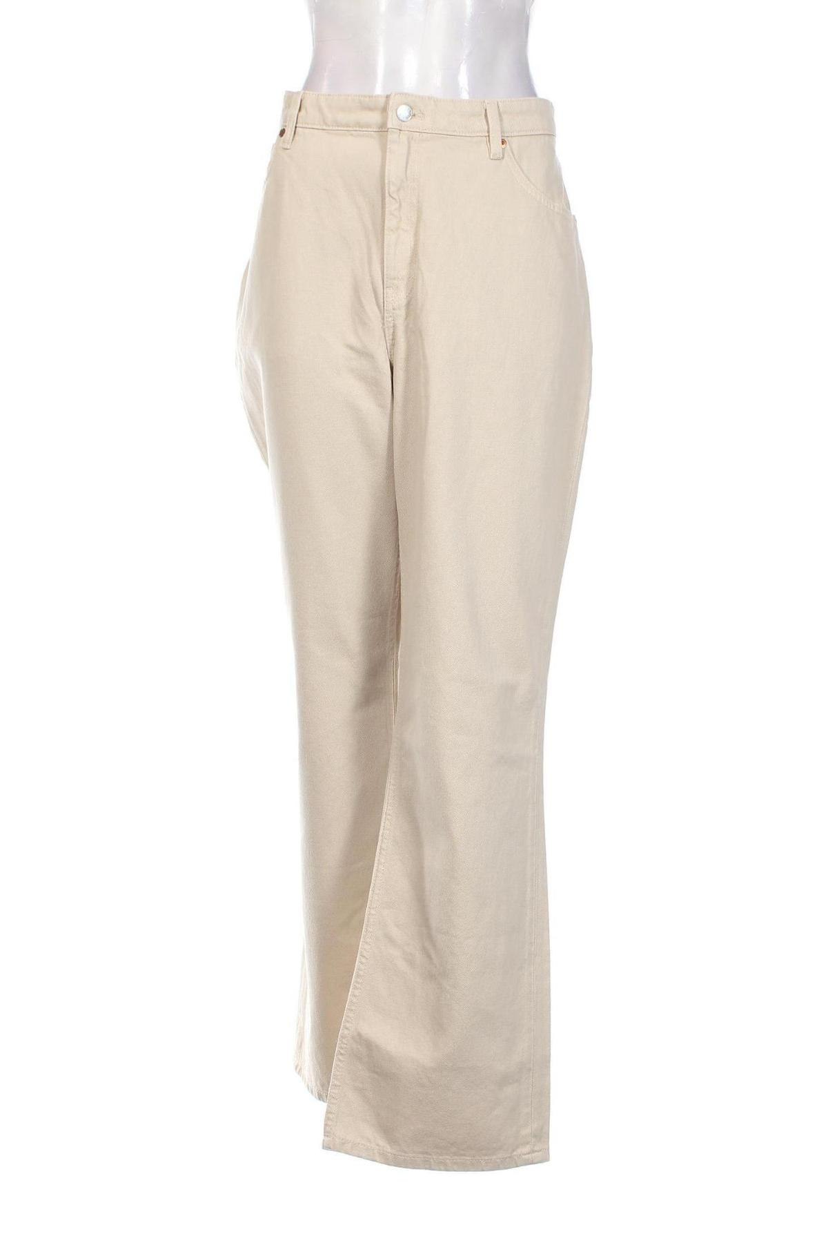 Damen Jeans Monki, Größe XL, Farbe Beige, Preis 14,66 €