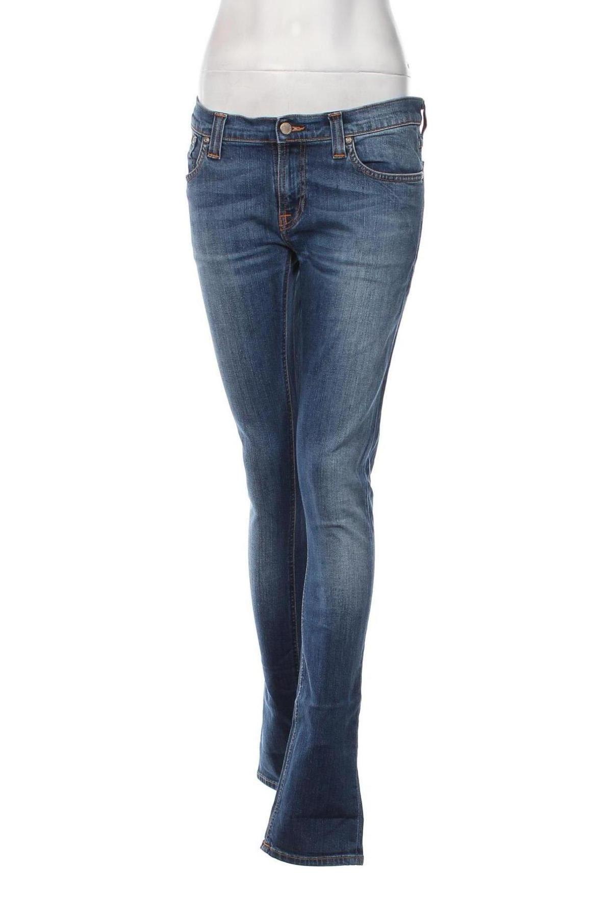 Blugi de femei Nudie Jeans Co, Mărime M, Culoare Albastru, Preț 246,71 Lei