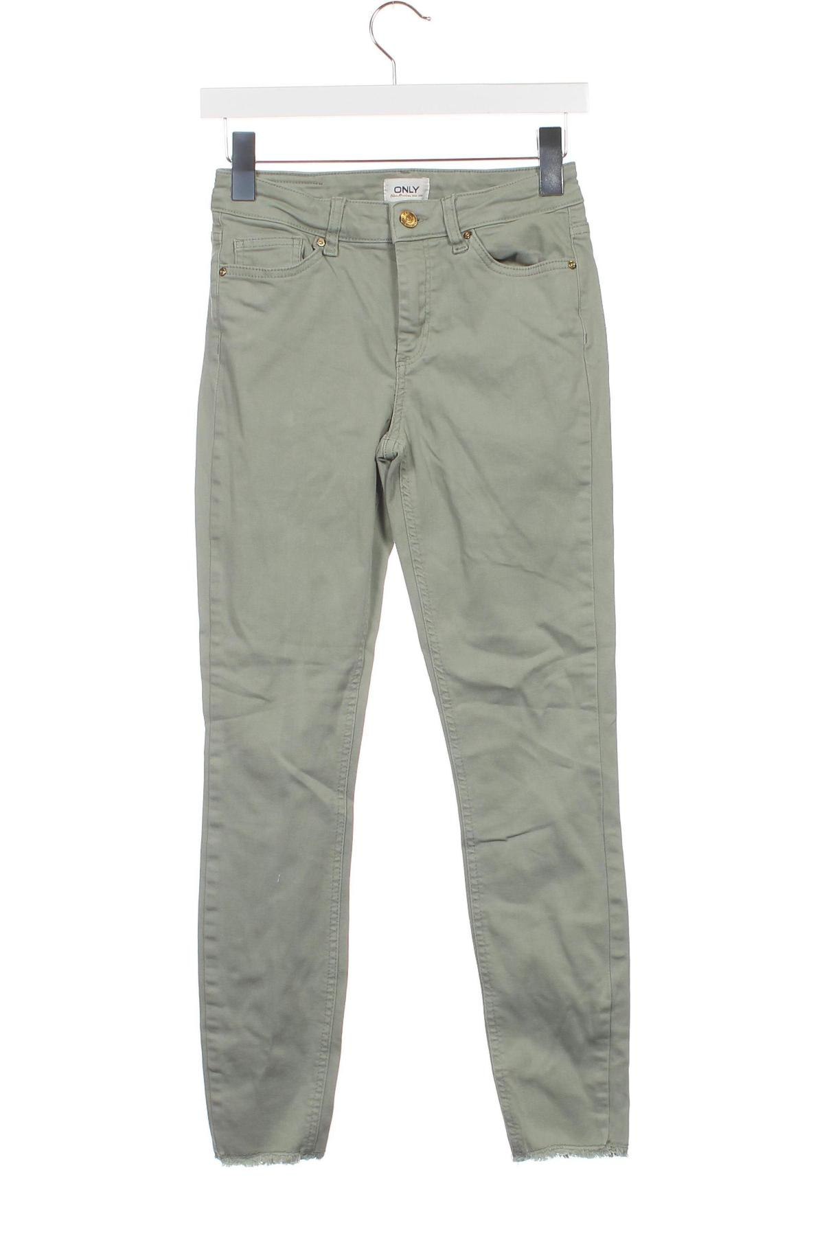 Damen Jeans ONLY, Größe XS, Farbe Grün, Preis 9,46 €