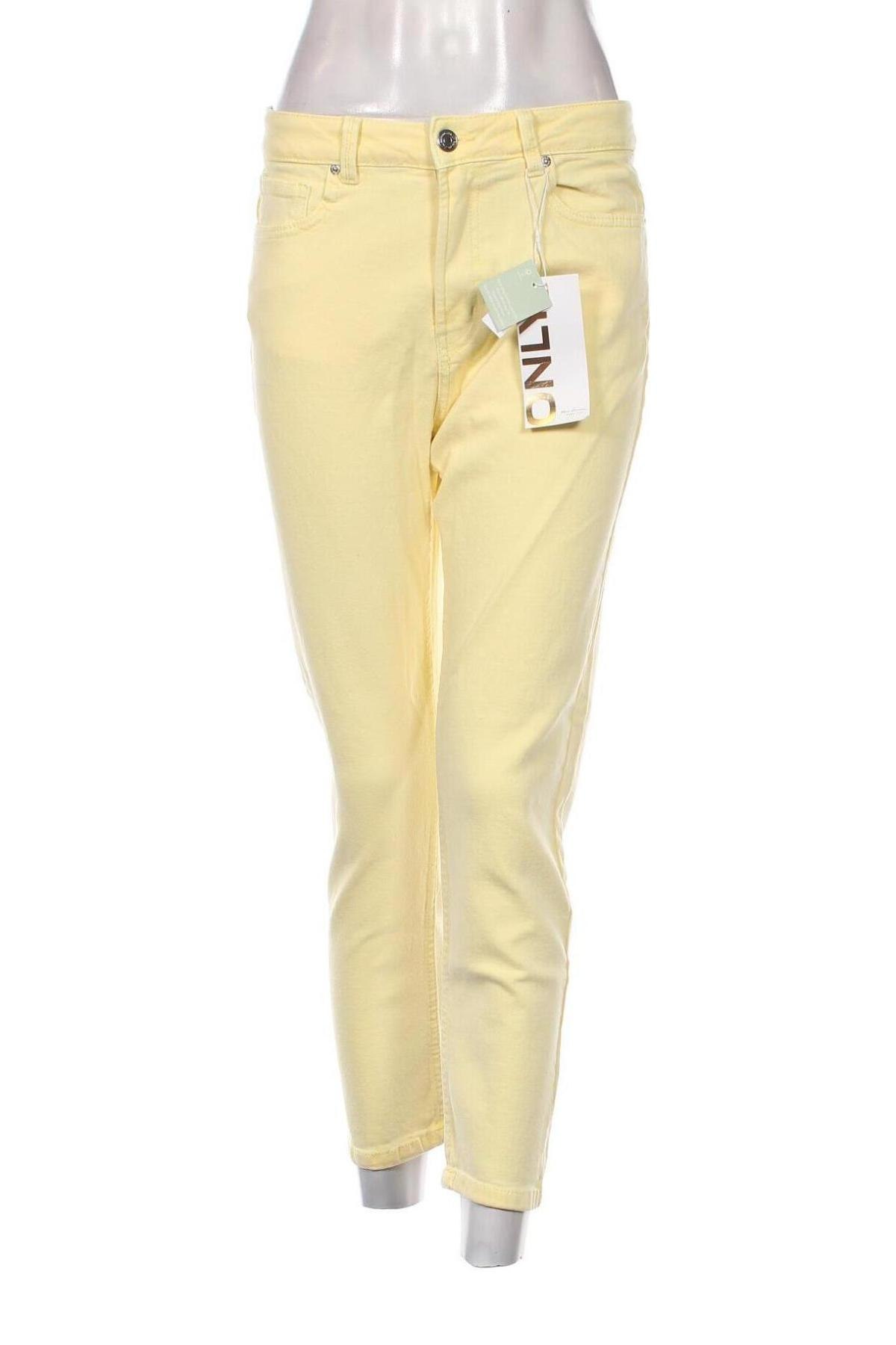 Γυναικείο Τζίν ONLY, Μέγεθος M, Χρώμα Κίτρινο, Τιμή 14,69 €